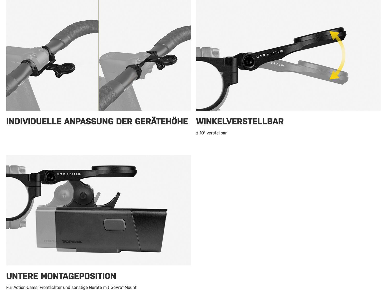 Topeak UTF Multi-Mount Pro für Lenker | Bild 4