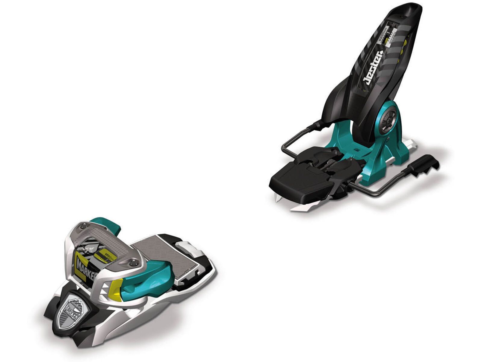 Set: DPS Skis Yvette 112 RP2 Foundation 2018 + Marker Jester 16 White/Black/Teal | Bild 3