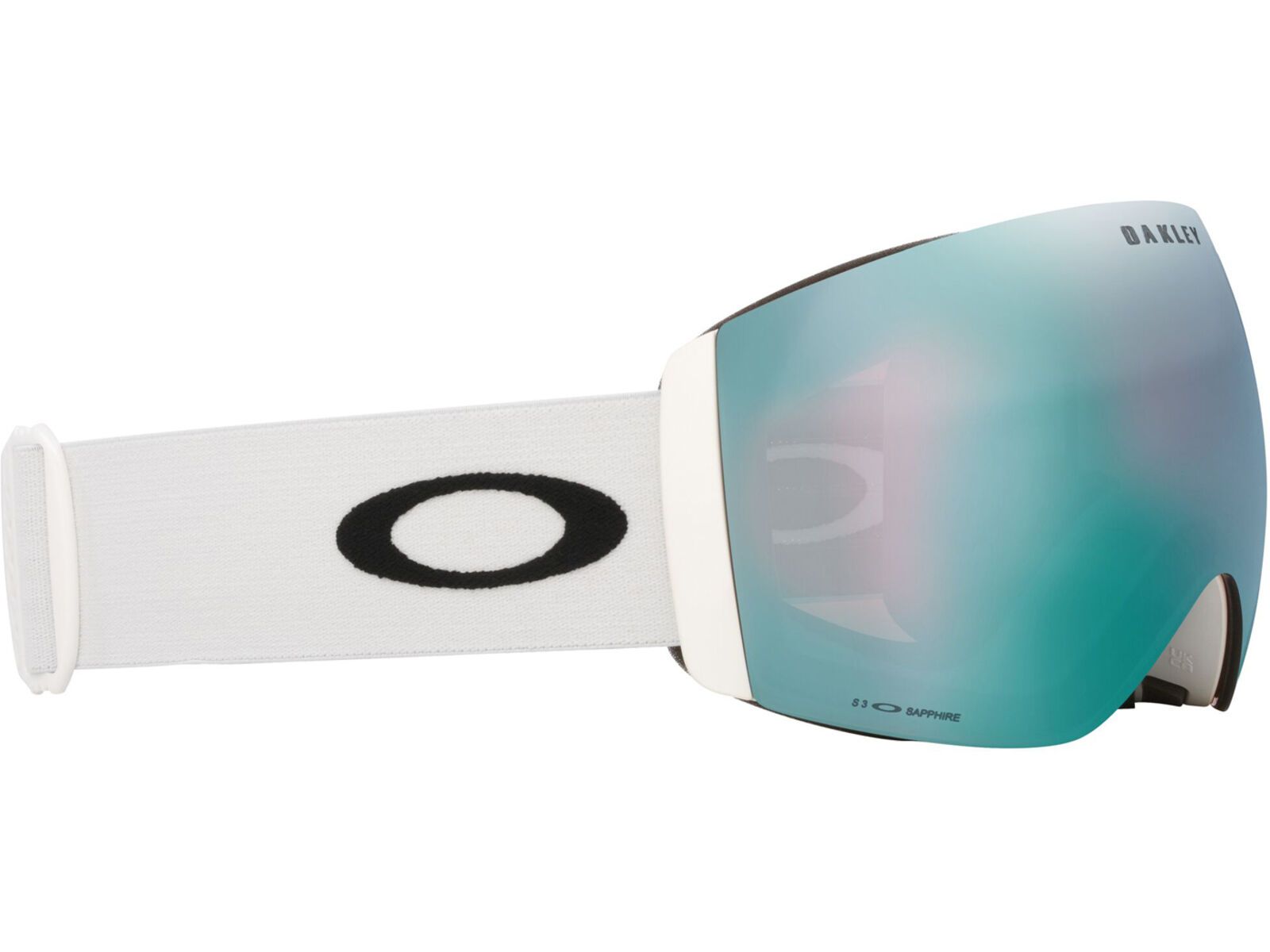 Oakley Flight Deck Pro L, Prizm Snow Sapphire Iridium & Sage Gold / matte white | Bild 12