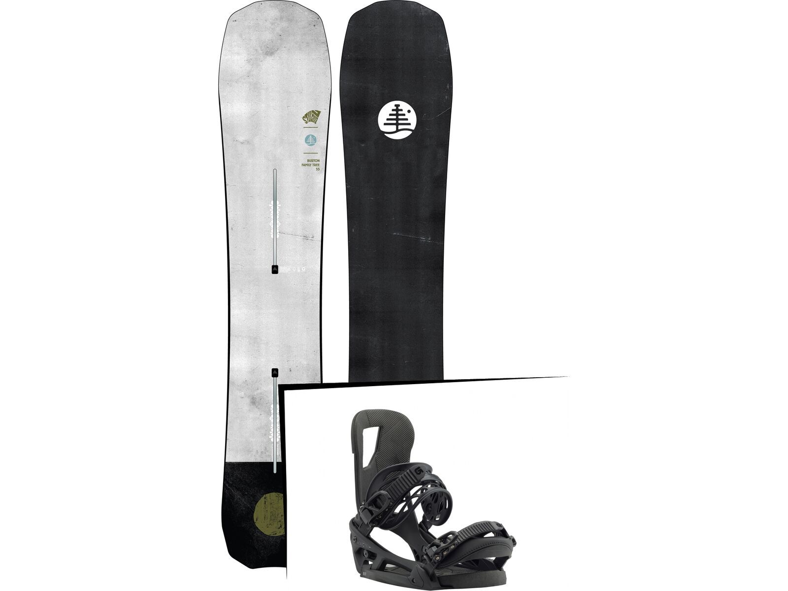 Set: Burton Family Tree Stun Gun 2019 + Burton Cartel EST black matte | Bild 1