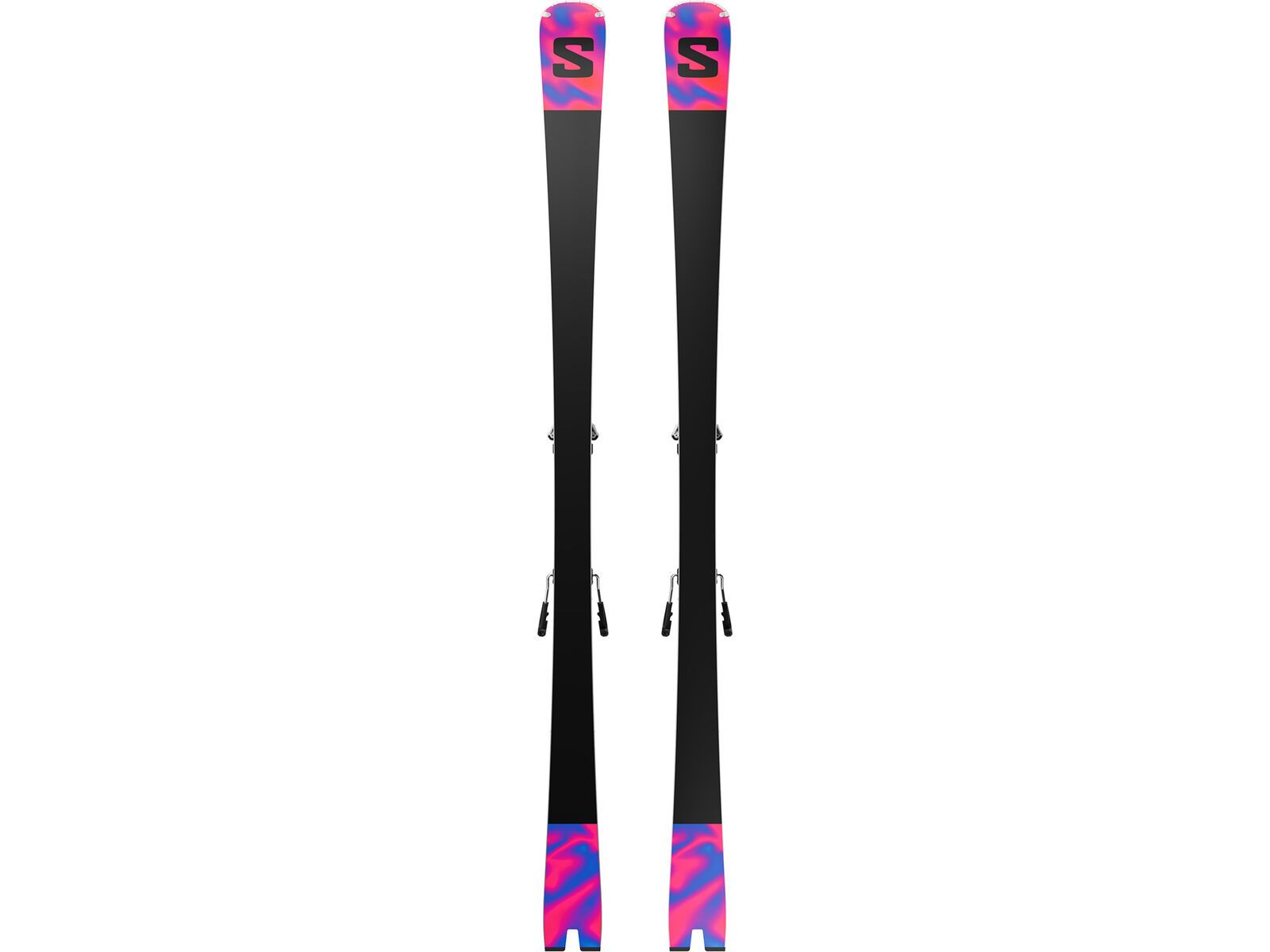 Salomon Addikt Pro 66 + MI12 GW F80, white/race blue/rhodamine | Bild 3