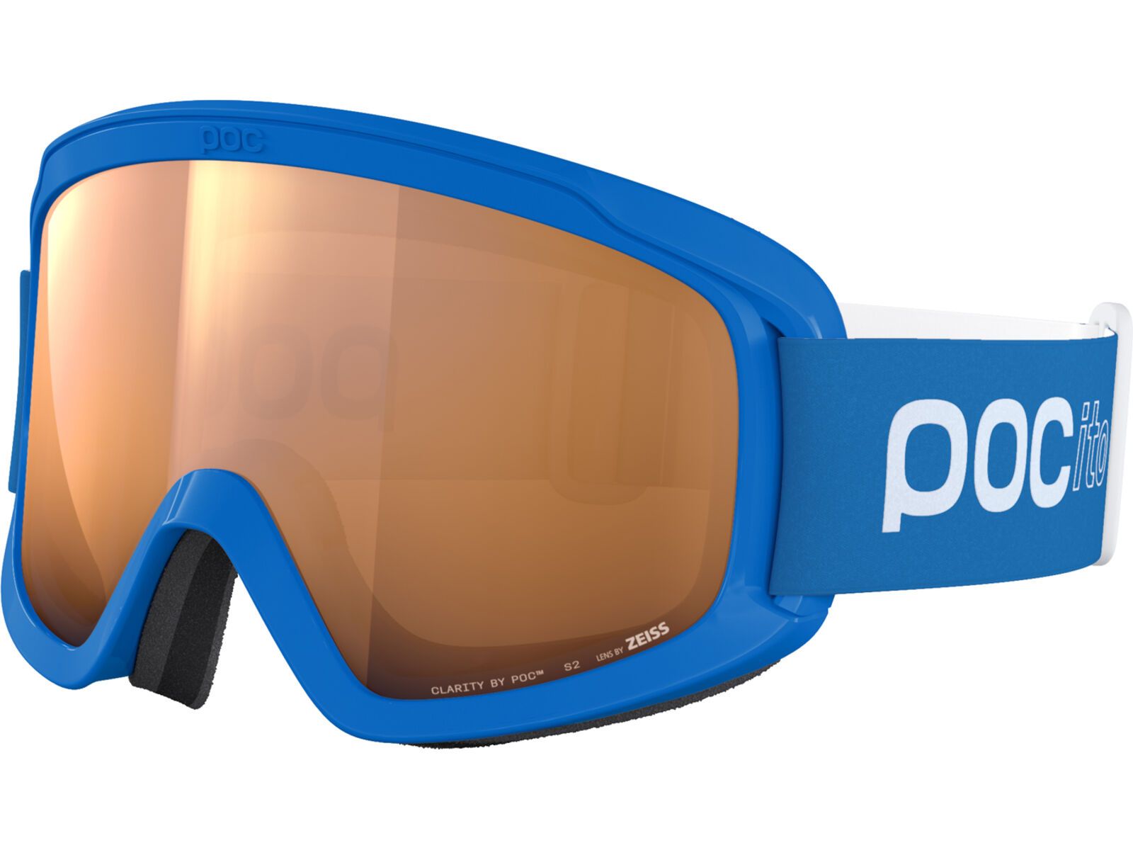 POC POCito Opsin, Clarity Partly Sunny Light Orange / fluorescent blue | Bild 1