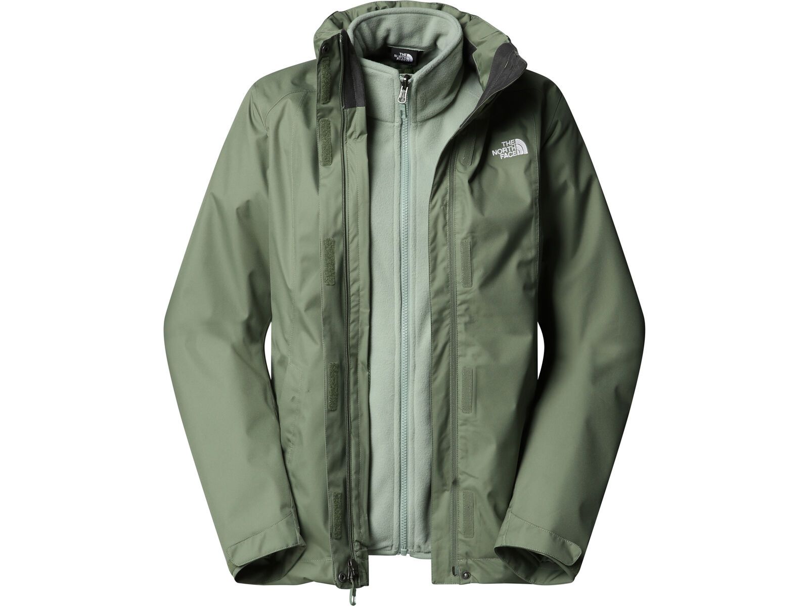 The North Face Women’s Evolve II Triclimate 3-in-1 Jacket, bark mist/slate moss | Bild 1