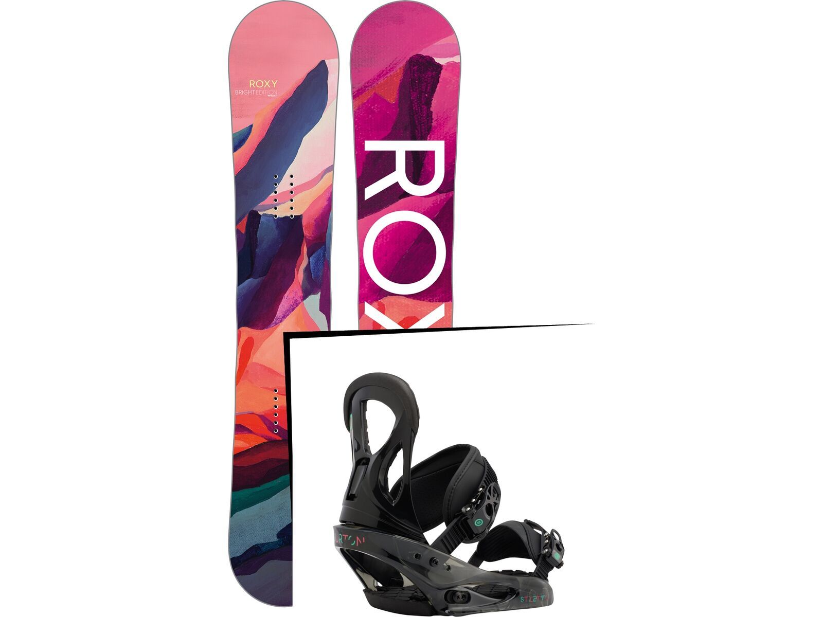 Set: Roxy Torah Bright 2017 + Burton Stiletto (1712930S) | Bild 1