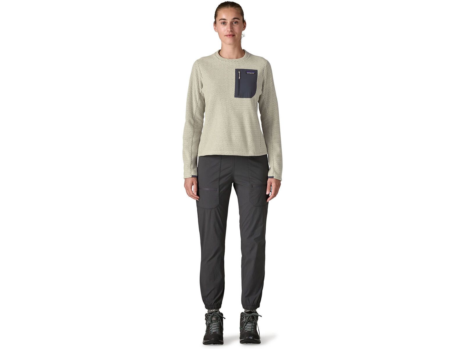 Patagonia Women's R1 Air Crew, wool white | Bild 5