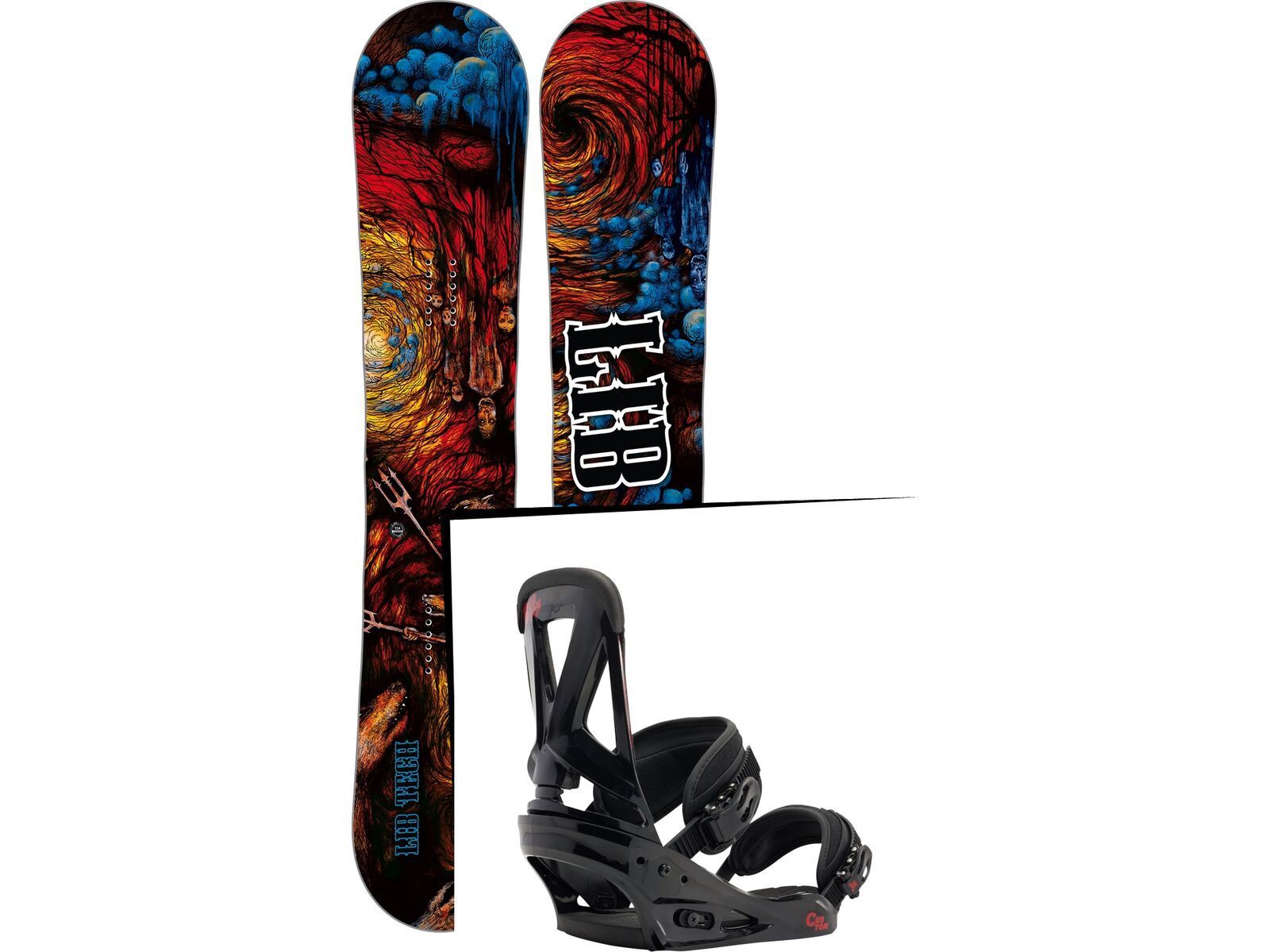Set: Lib Tech From Hell Skate Banana 2017 + Burton Custom (1464181S) | Bild 1