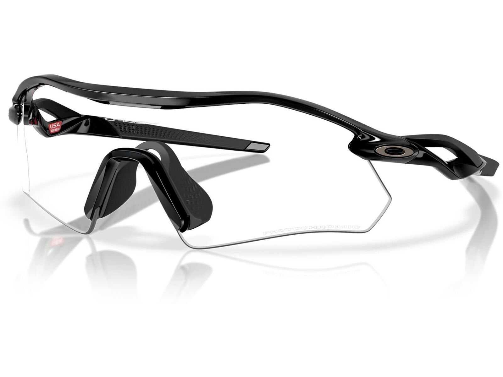 Oakley Radar Plate, Clear To Black Iridium Photochromic / polished black | Bild 11