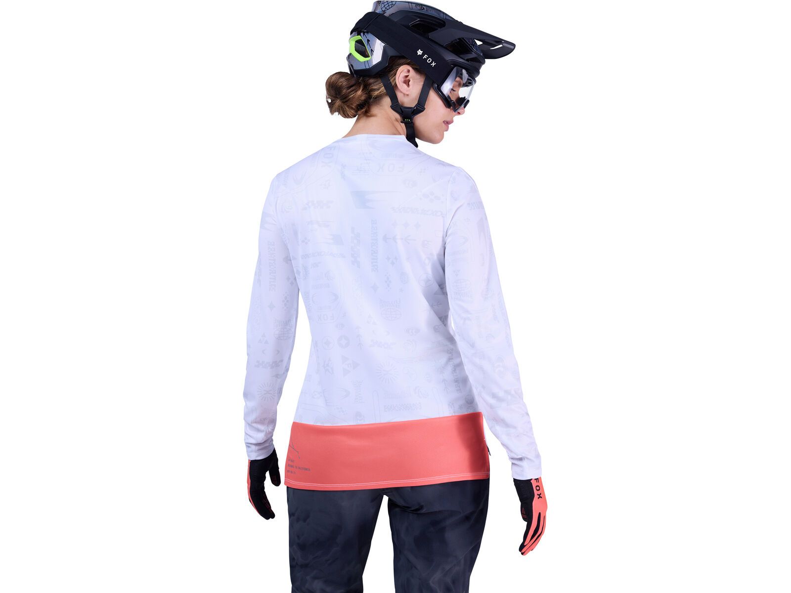 Fox Womans Ranger LS Jersey Lunar, white | Bild 4