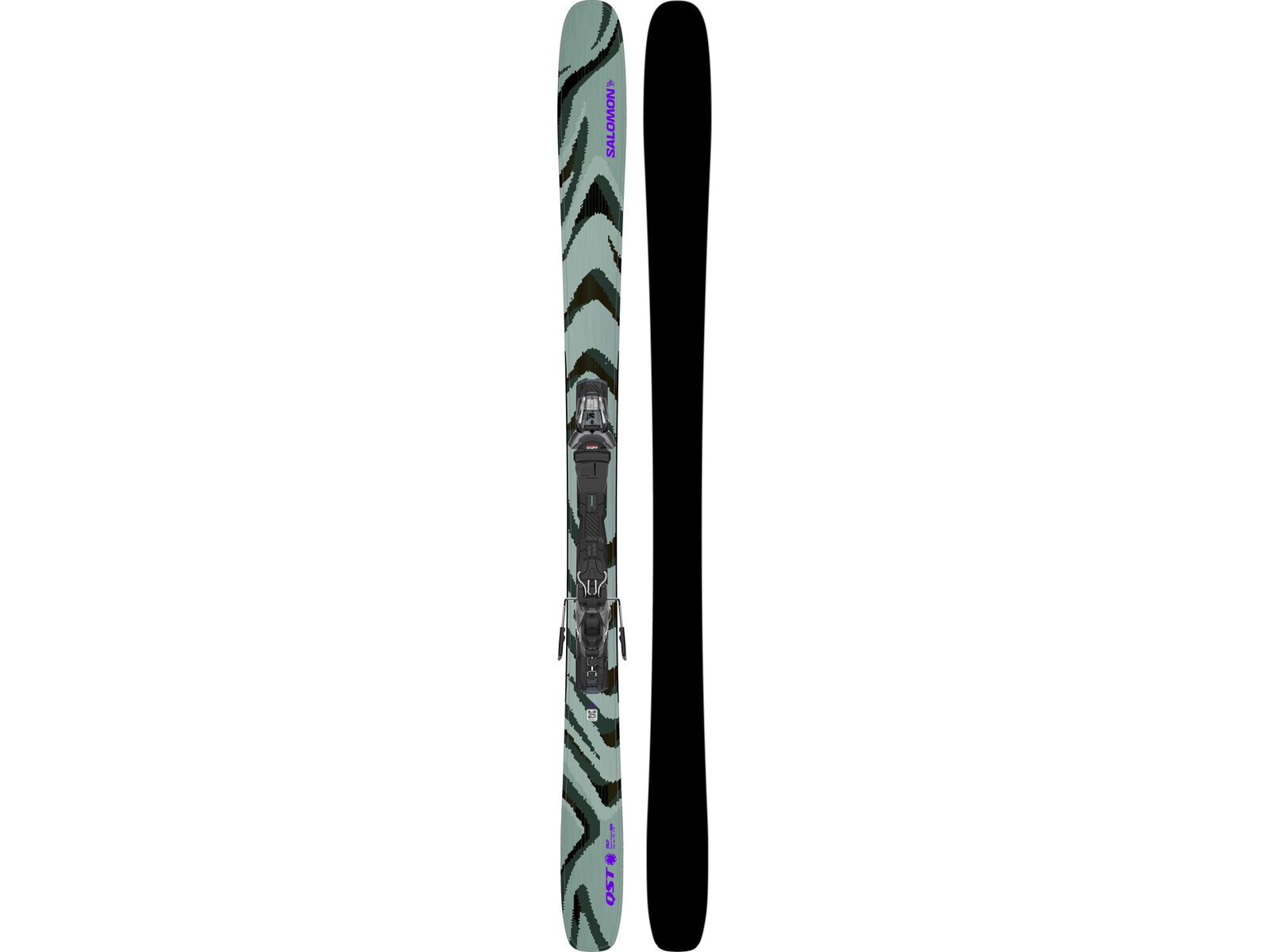 Salomon QST 92 + M11 GW L100, iceberg green/dark grey/ultra violet | Bild 1