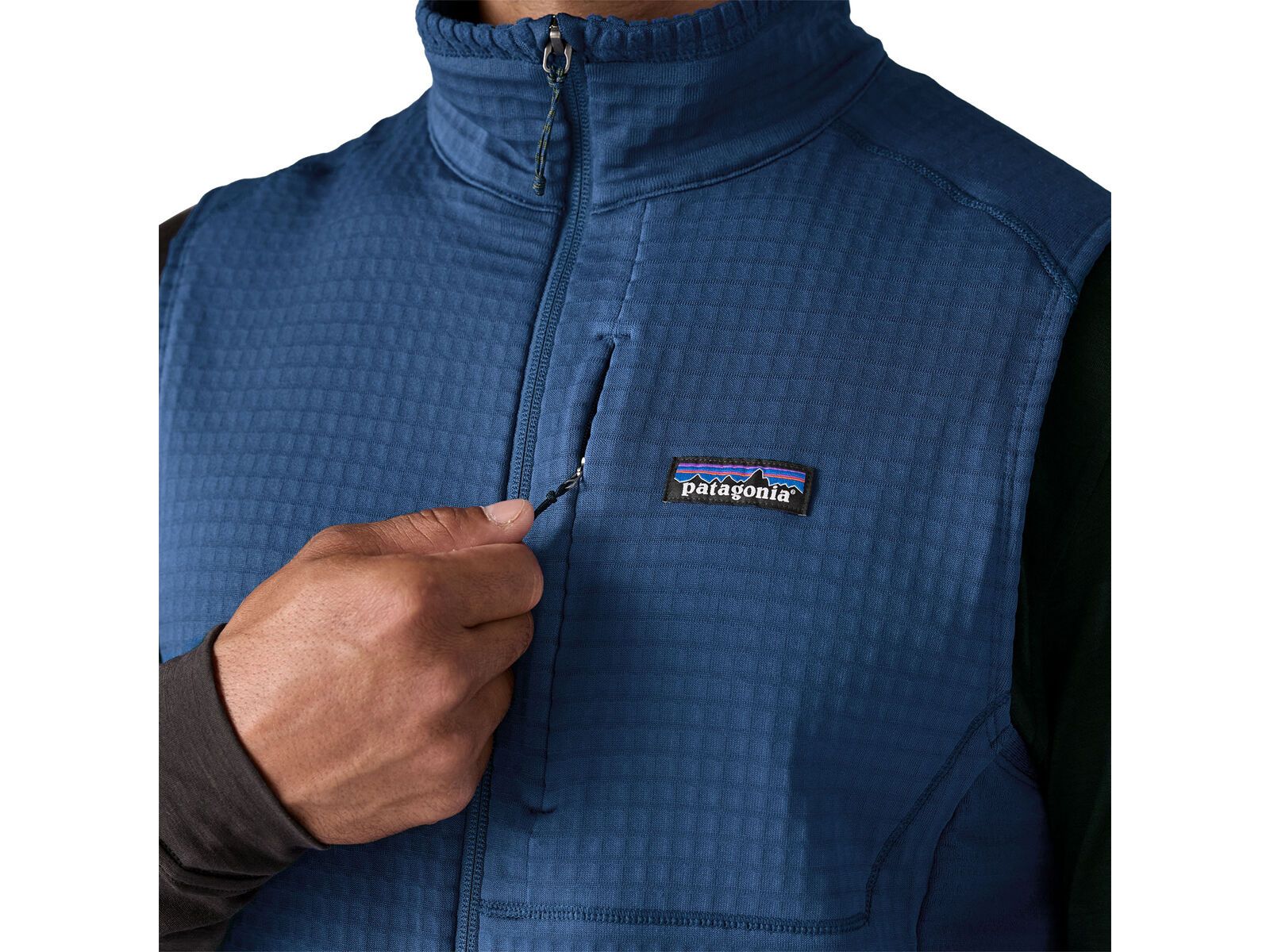 Patagonia Men's R1 Fleece Vest, clement blue | Bild 2