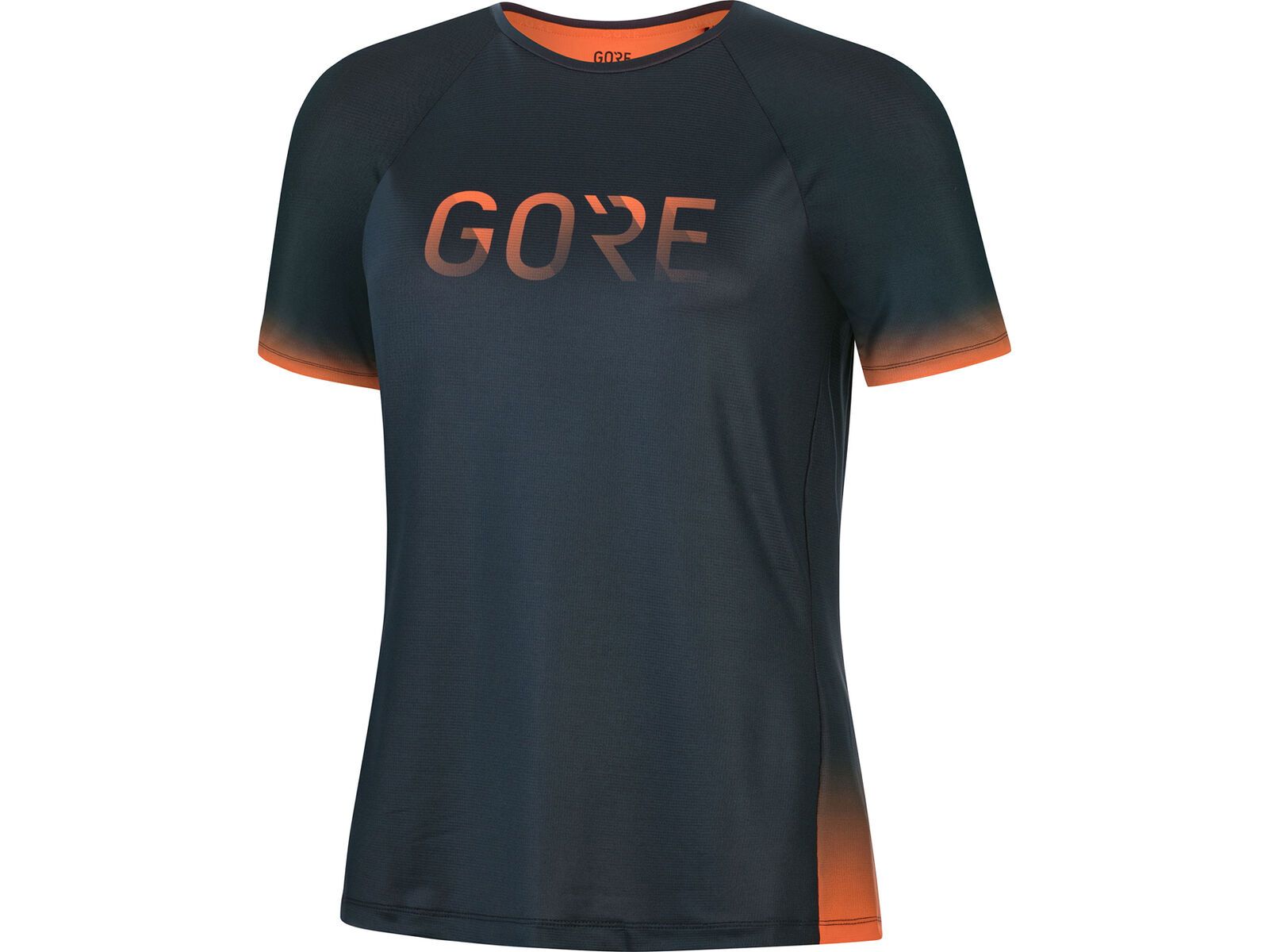 Gore Wear Devotion Damen Shirt, orbit blue/fireball | Bild 1