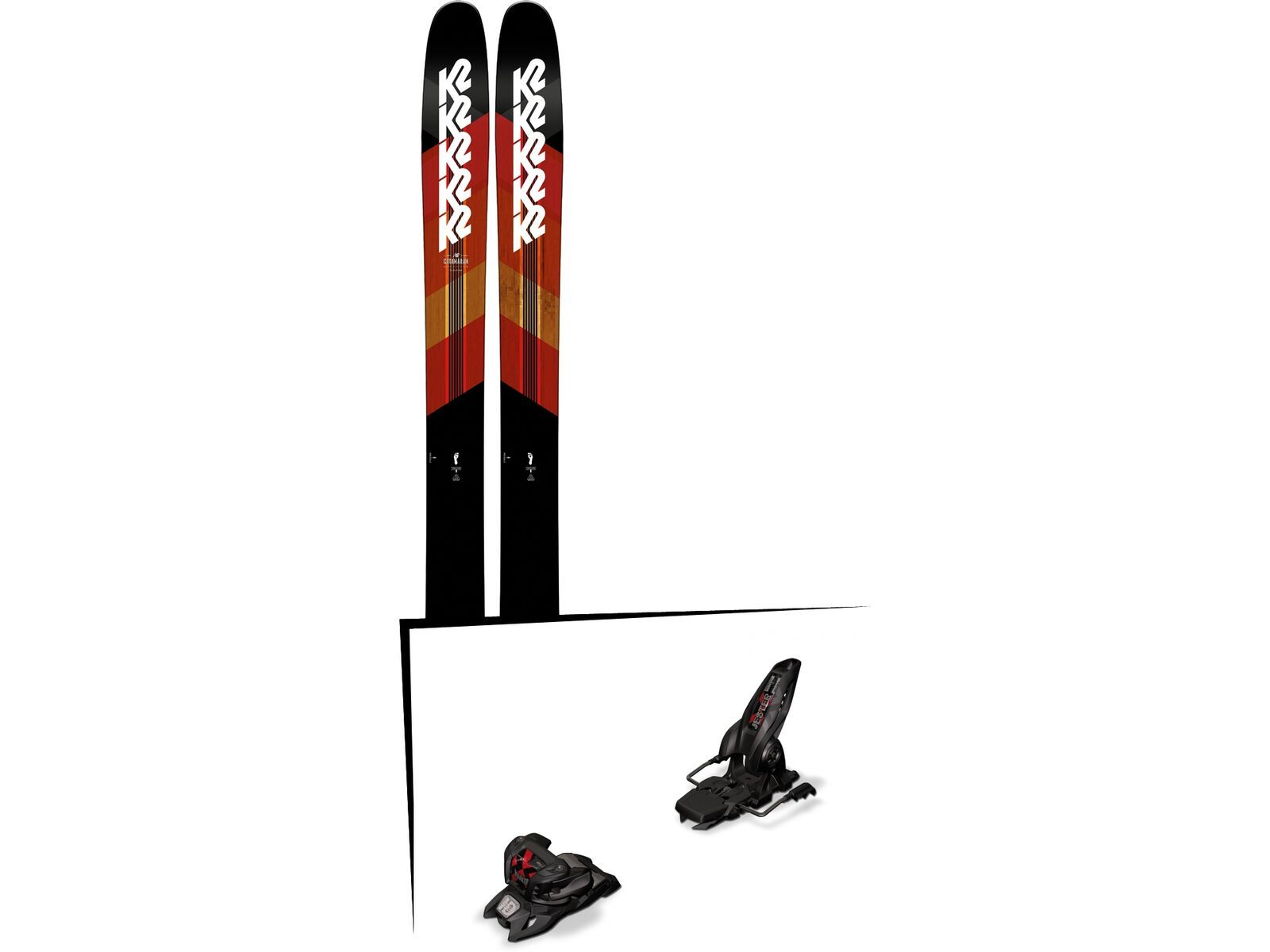 Set: K2 SKI Catamaran 2019 + Marker Jester 16 ID black | Bild 1