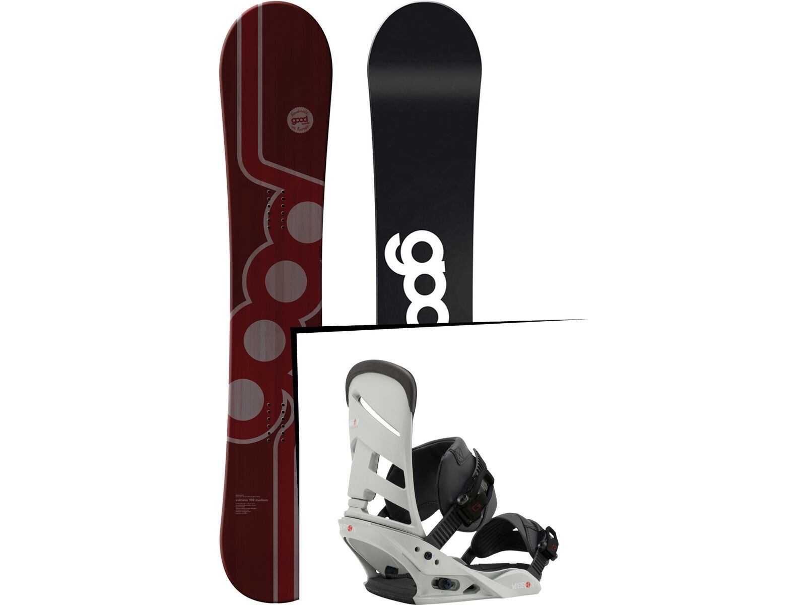 Set: goodboards Vulcano 2017 + Burton Mission (1712876S) | Bild 1