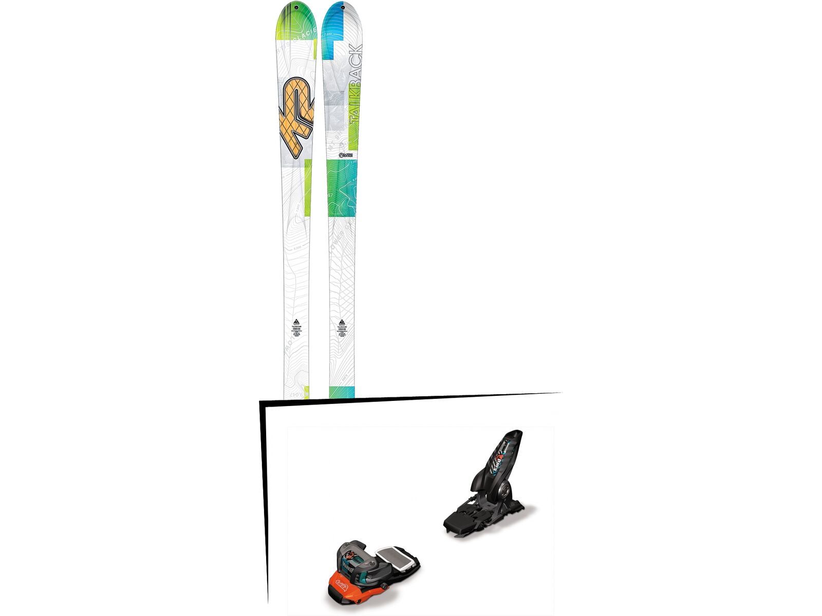 K2 SKI Set: Talkback 80 2016 + Marker Lord S.P.14 | Bild 1