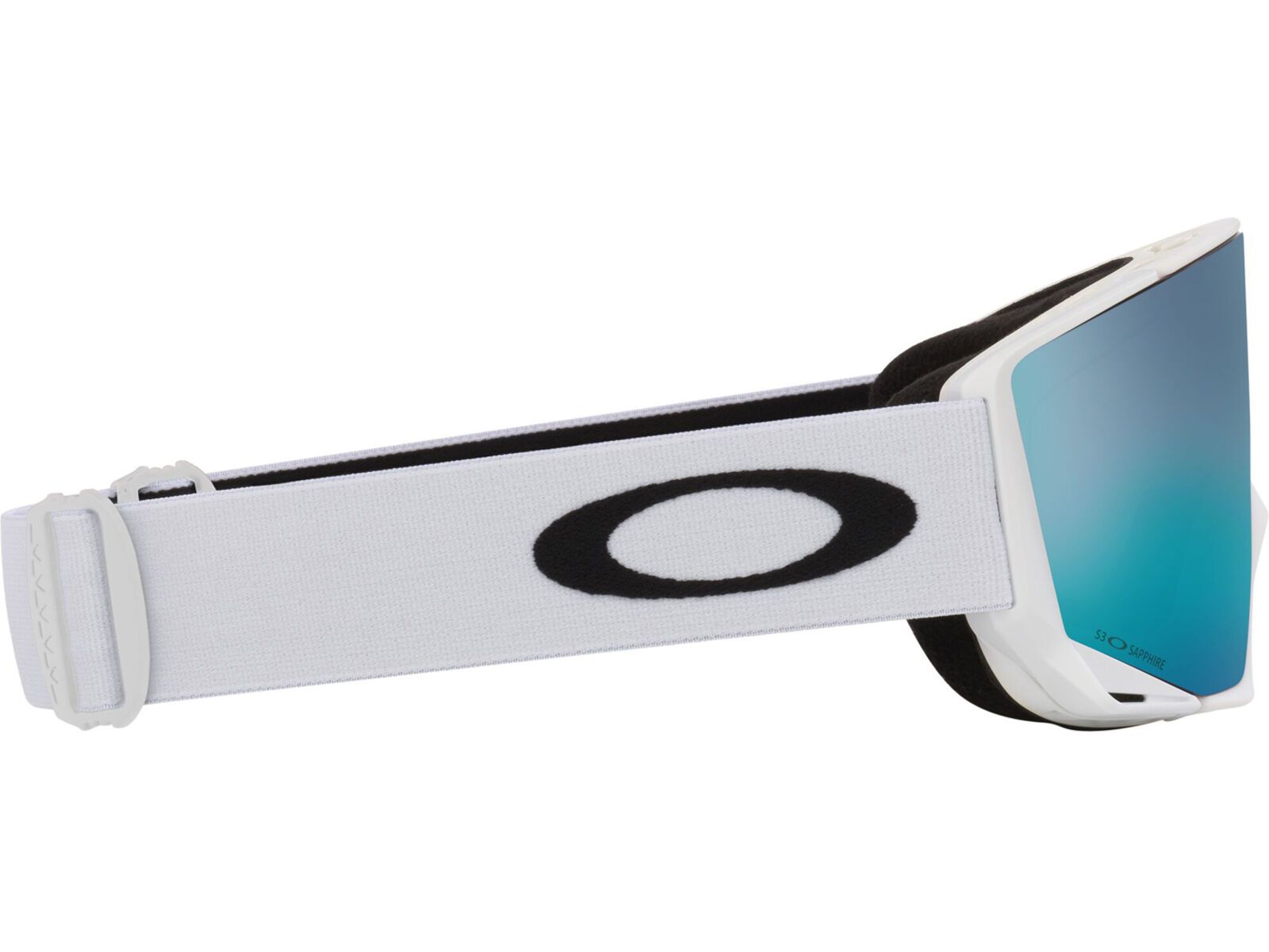Oakley Flow Scape L, Prizm Snow Sapphire Iridium & Iced / matte white | Bild 11