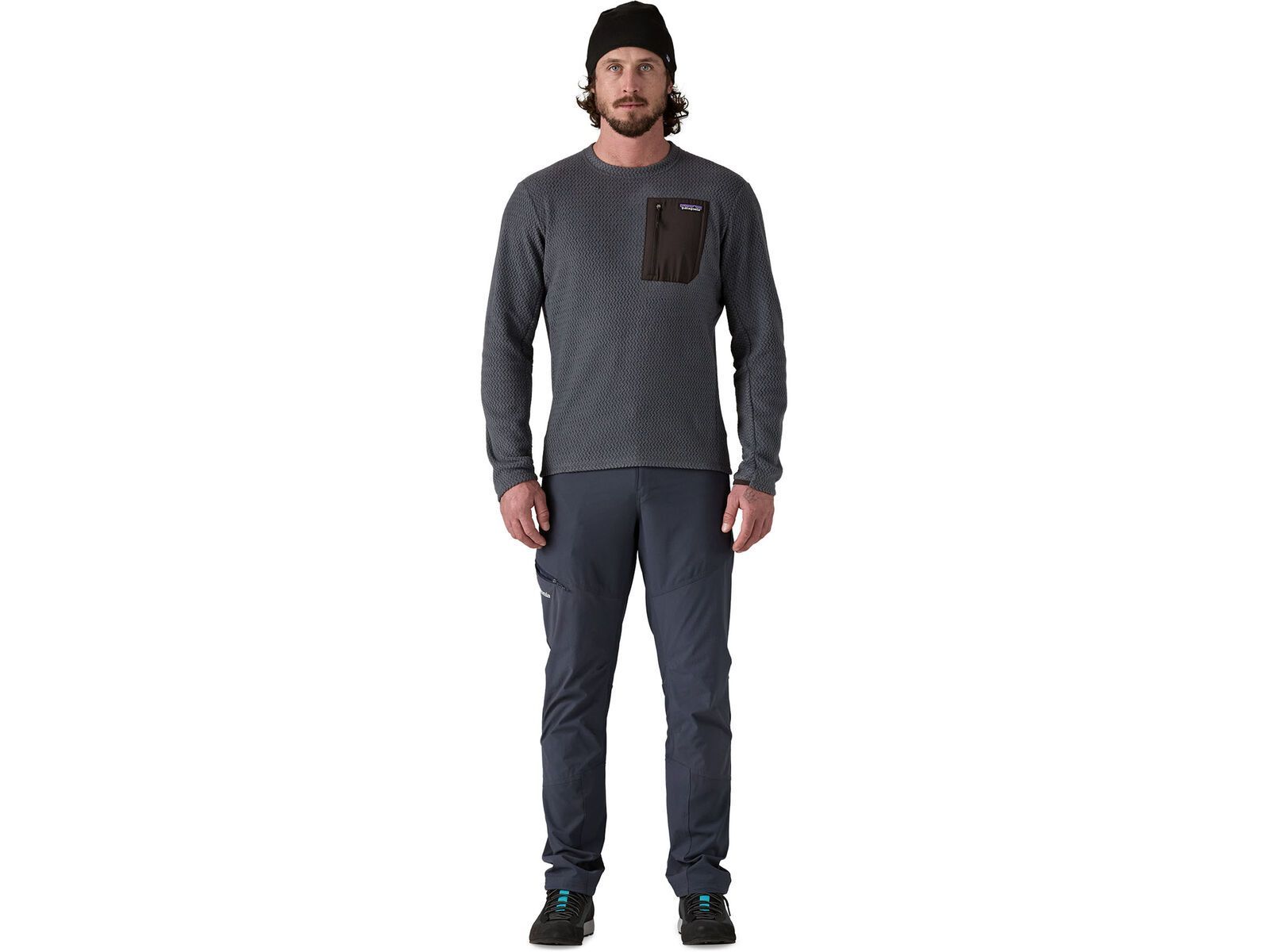 Patagonia Men's R1 Air Crew, smolder blue | Bild 5