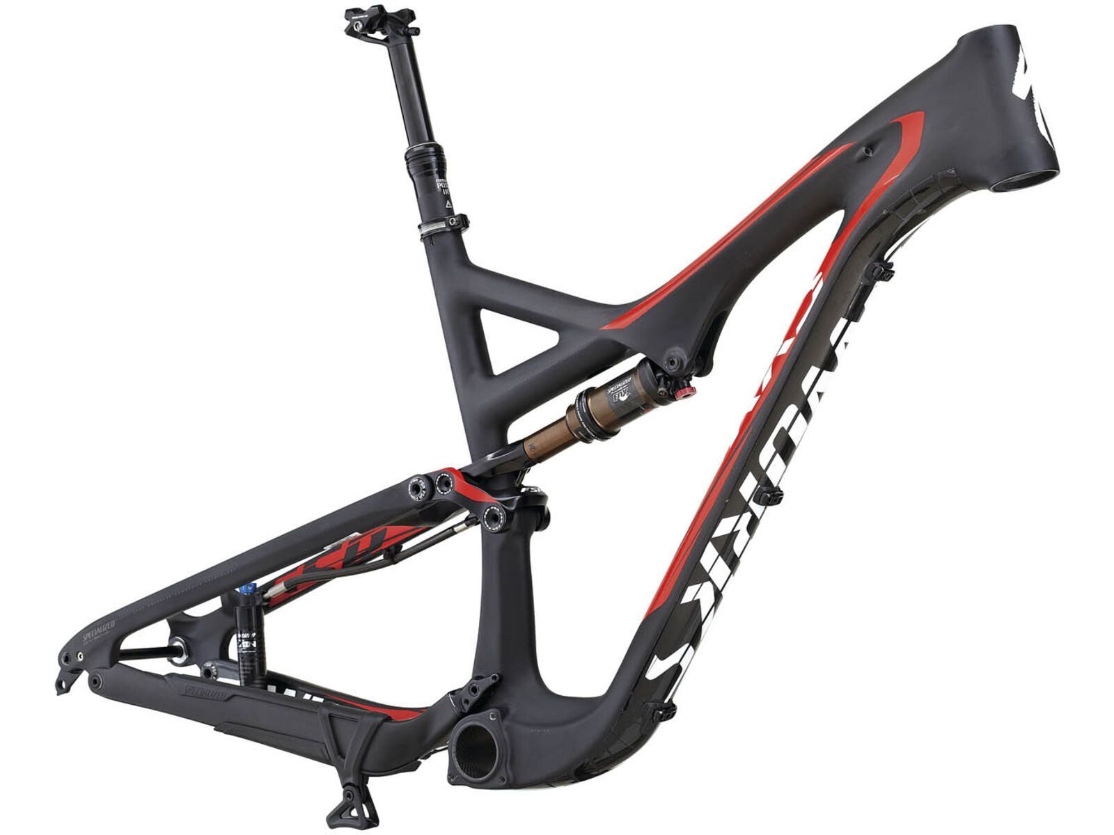 Specialized S-Works Stumpjumper FSR Carbon 29 Frame, Carbon/Red/White | Bild 1