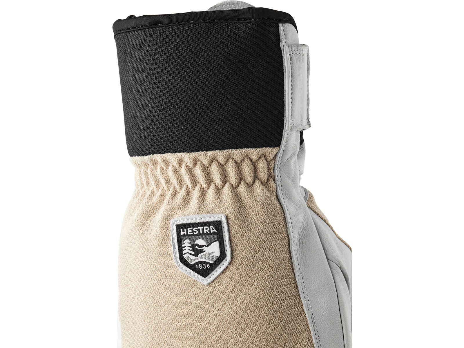 Hestra Army Leather Patrol 3 Finger, beige | Bild 4