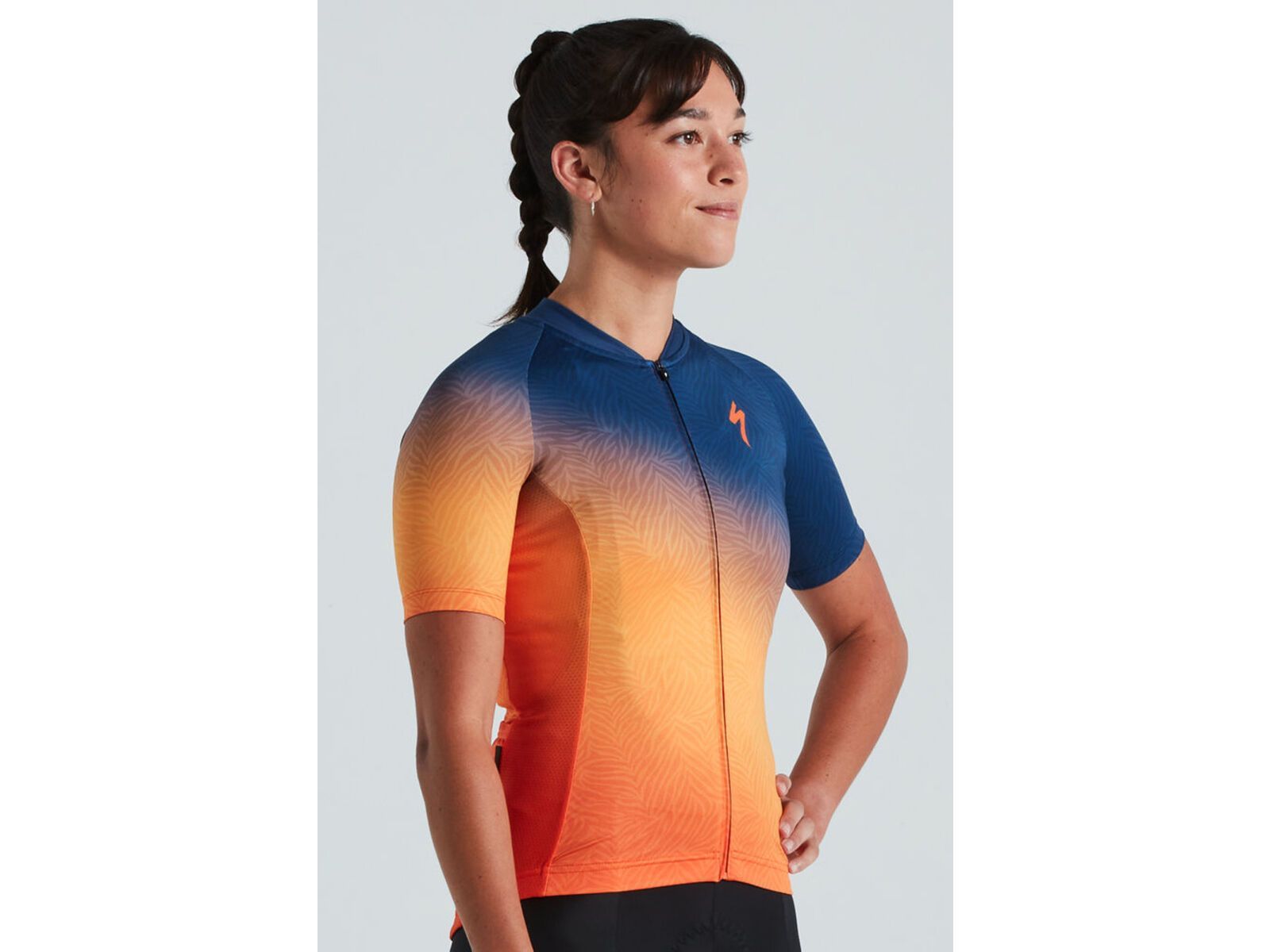 Specialized Women's SL Shortsleeve Jersey, orange/dark blue | Bild 3