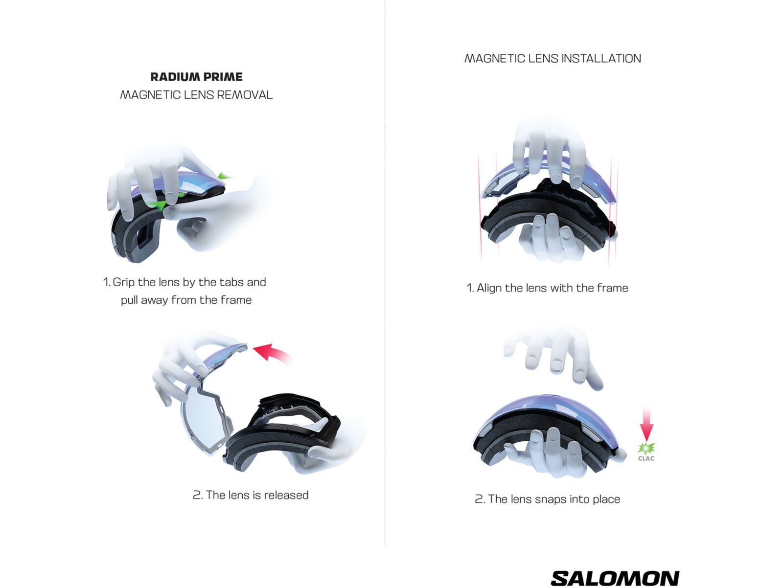 Salomon Radium Prime + WS, Sigma Photochromic Sky Blue / white | Bild 7