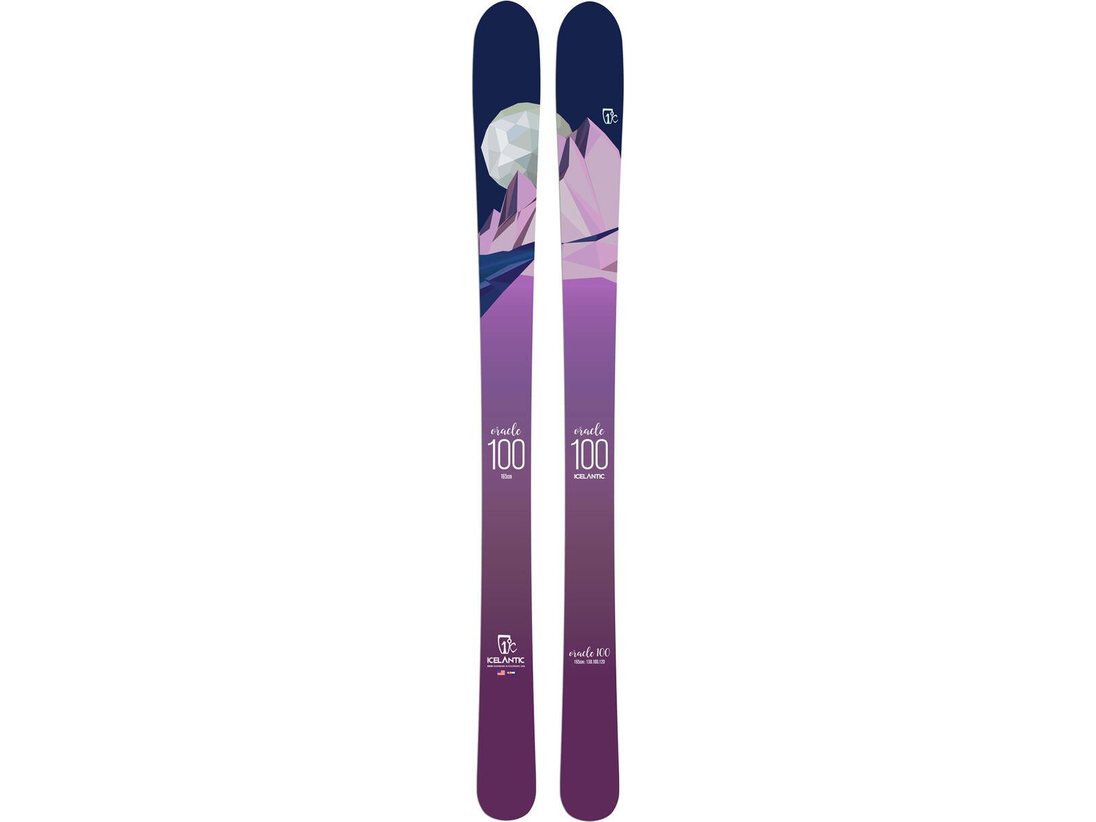 Set: Icelantic Oracle 100 2018 + Salomon Warden MNC 13 white/black | Bild 2