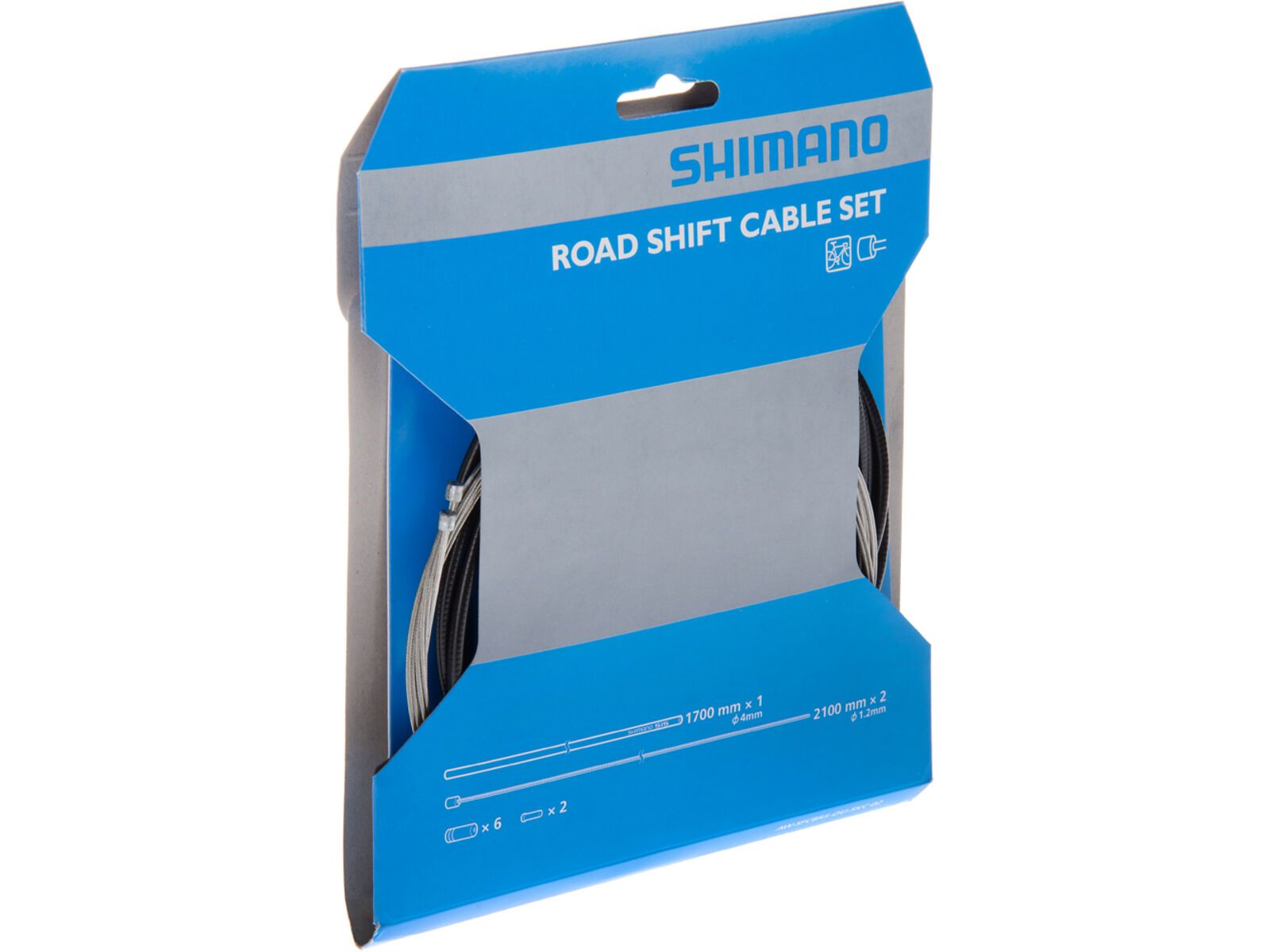 Shimano Schaltzug-Set Road Stahl - 2x 2.100 mm | Bild 1