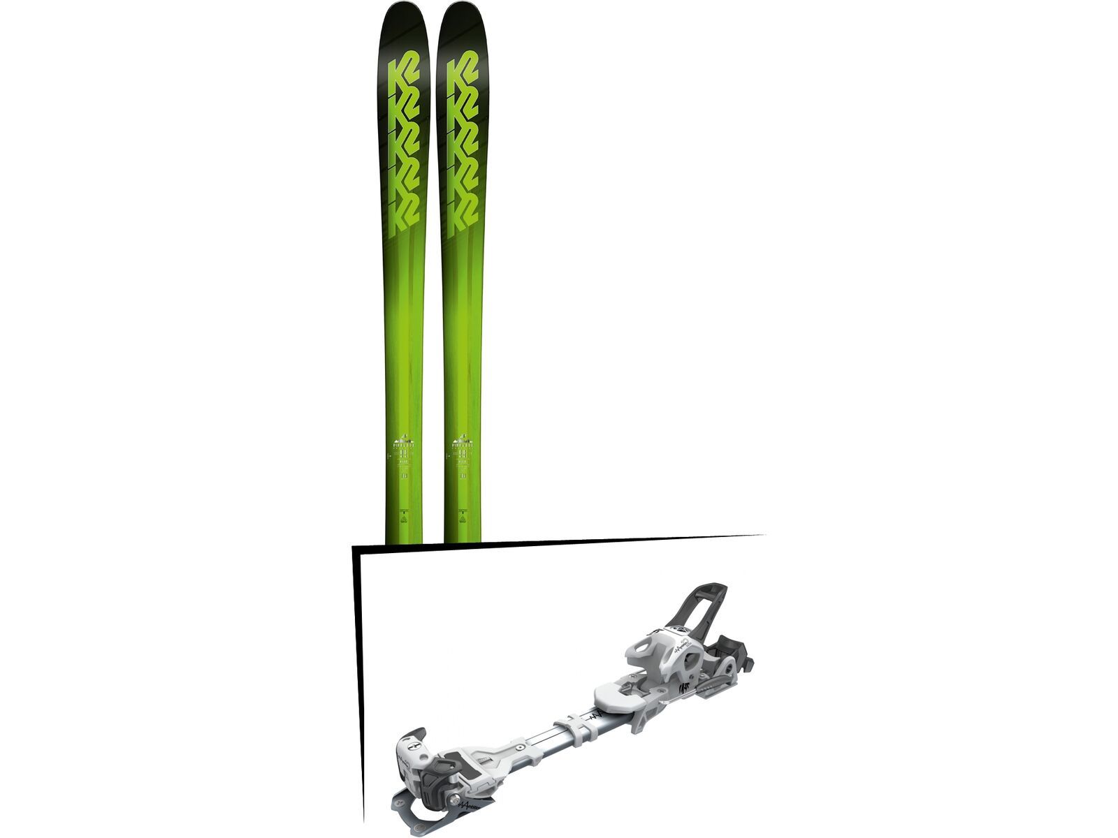 Set: K2 SKI Pinnacle 95 2018 + Tyrolia Ambition 12 AT solid white black | Bild 1