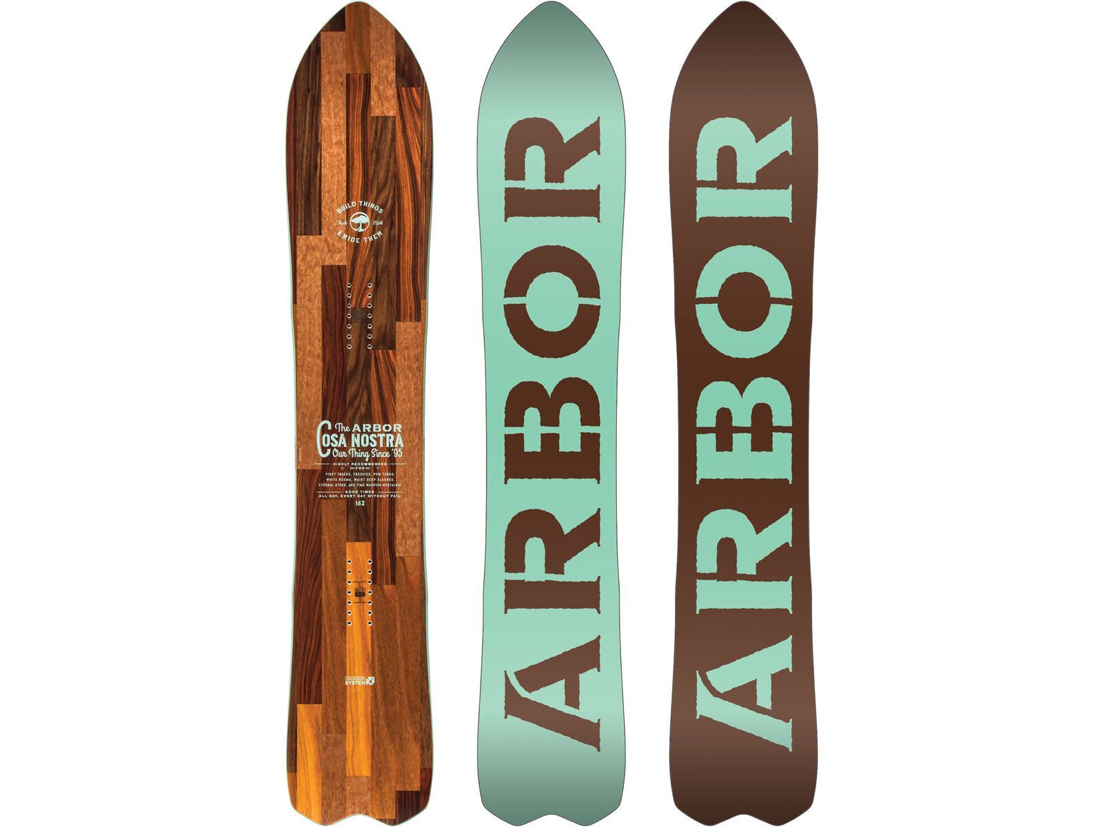 Set: Arbor Cosa Nostra 2017 + Burton Cartel 2017, blue steel - Snowboardset | Bild 2