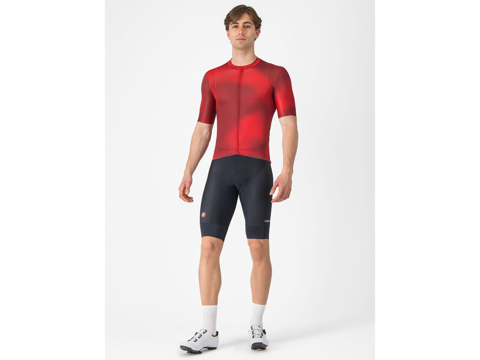 Castelli Vortice Jersey, red/rich red | Bild 6