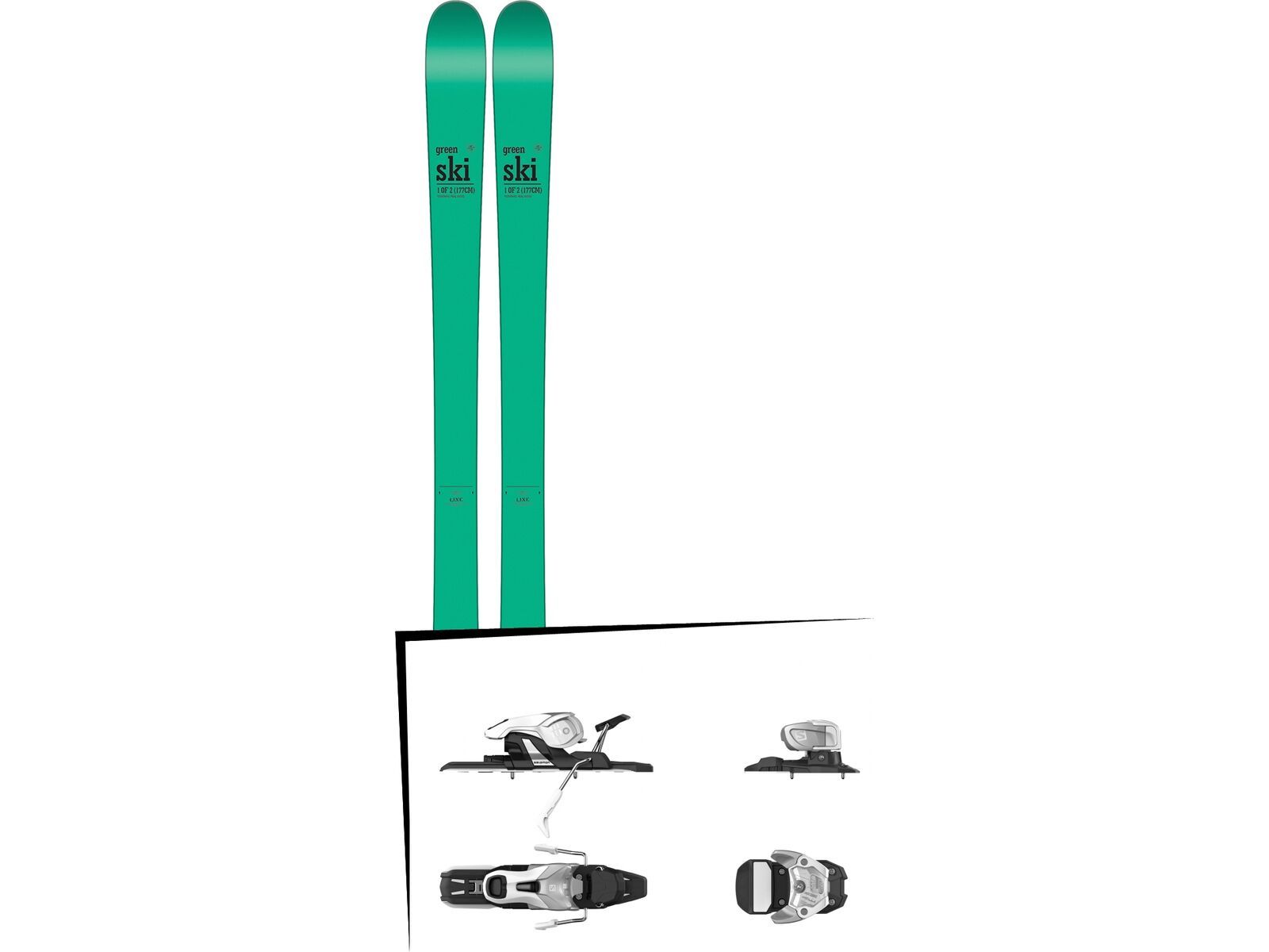 Set: Line Honey Badger 2017 + Salomon Warden 11 (1706220) | Bild 1