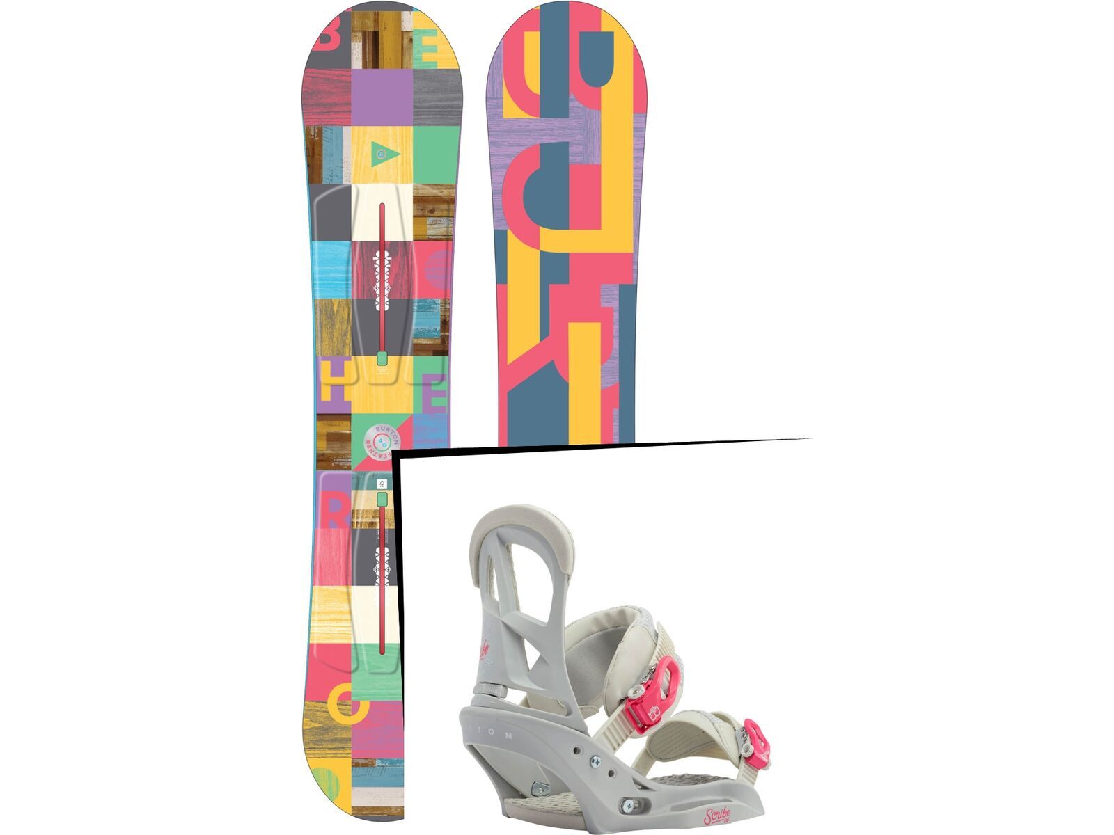 Set: Burton Feather 2017 +  Scribe EST (1191365S) | Bild 1