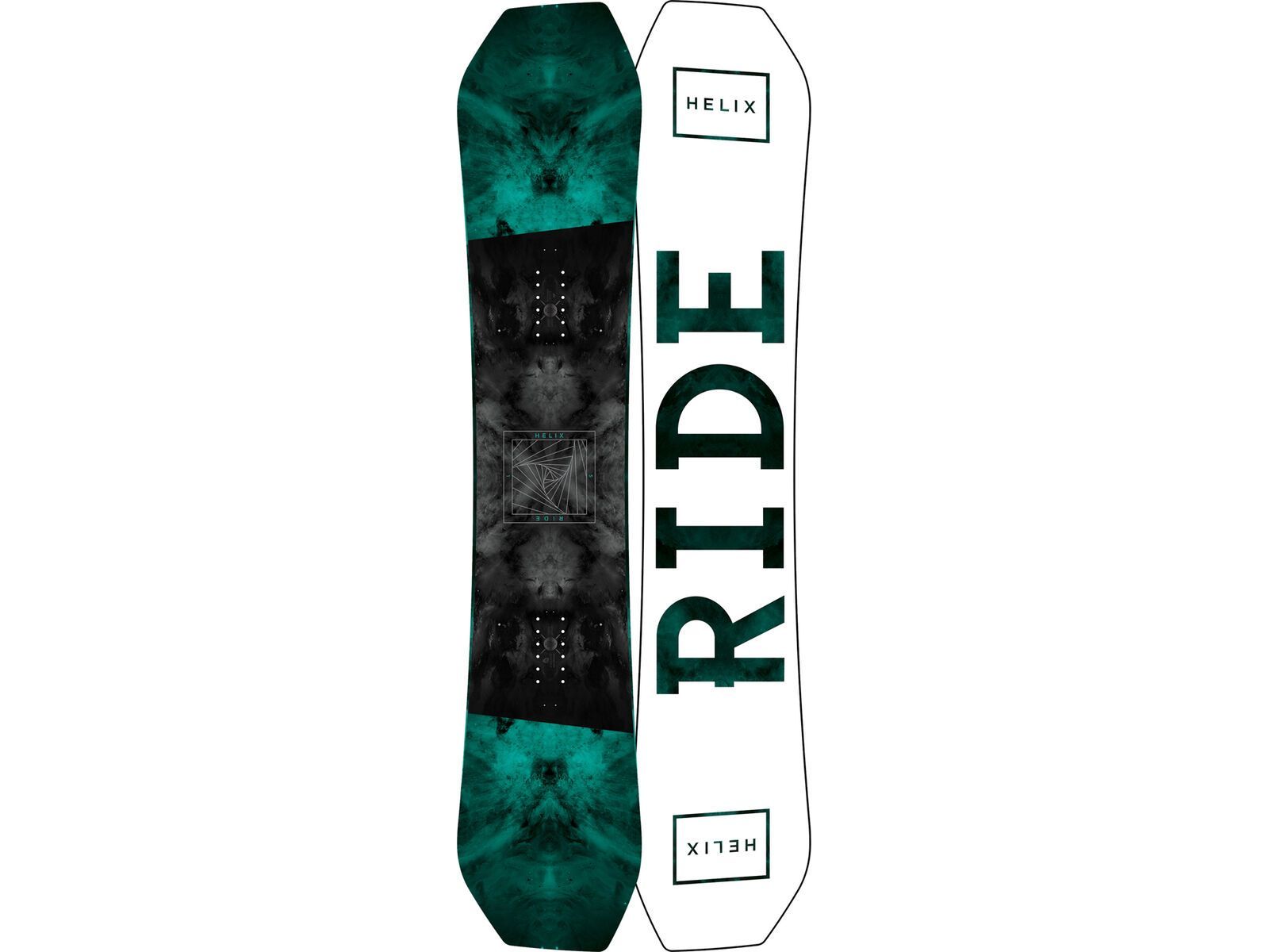 Set: Ride Helix 2017 + Ride Capo 2015, matte olive - Snowboardset | Bild 2