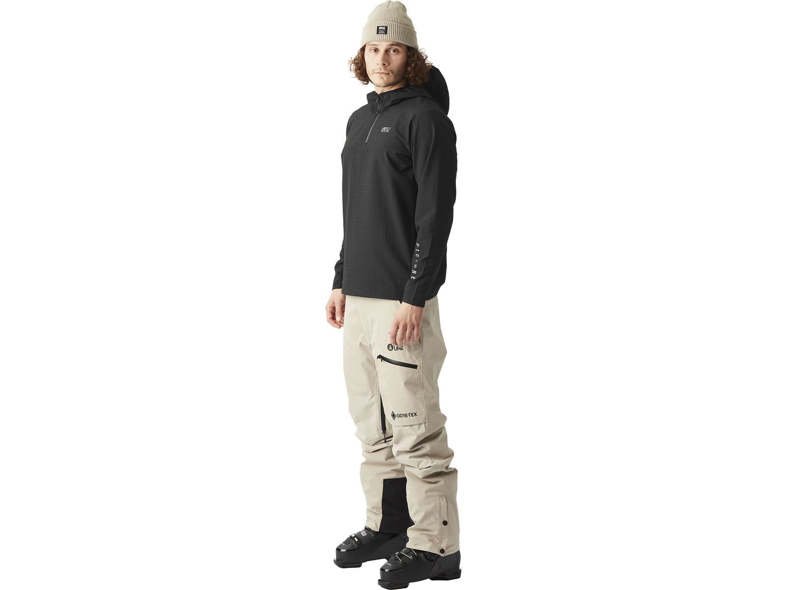 Picture Paraga 1/4 Zip Hoodie, black | Bild 6