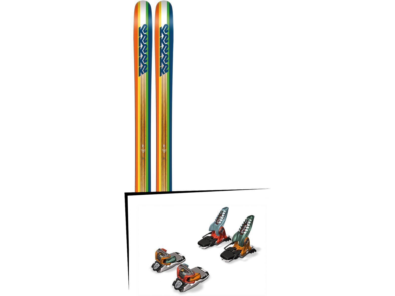 K2 SKI Set: Shreditor 102 2016 + Marker Jester 18 PRO | Bild 1