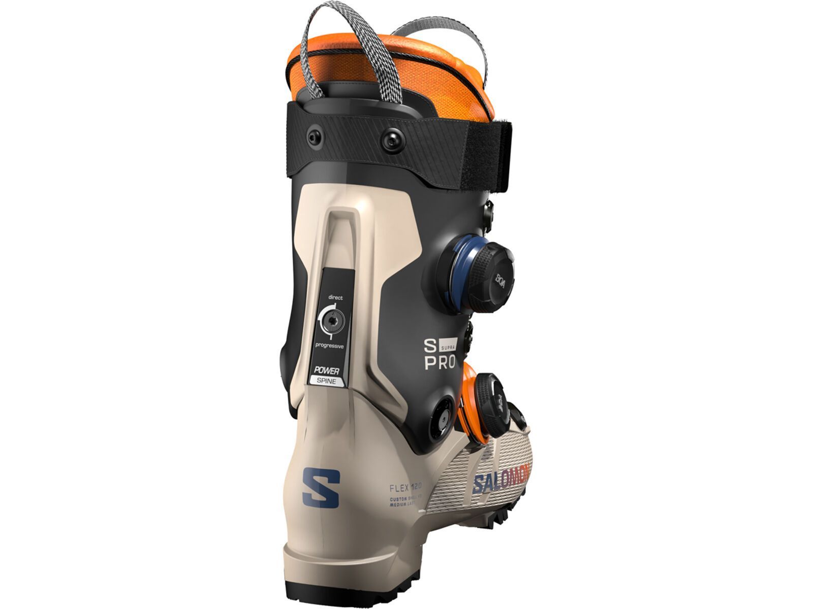 Salomon S/Pro Supra Dual BOA 120 GW, humus/black/orange tiger | Bild 2