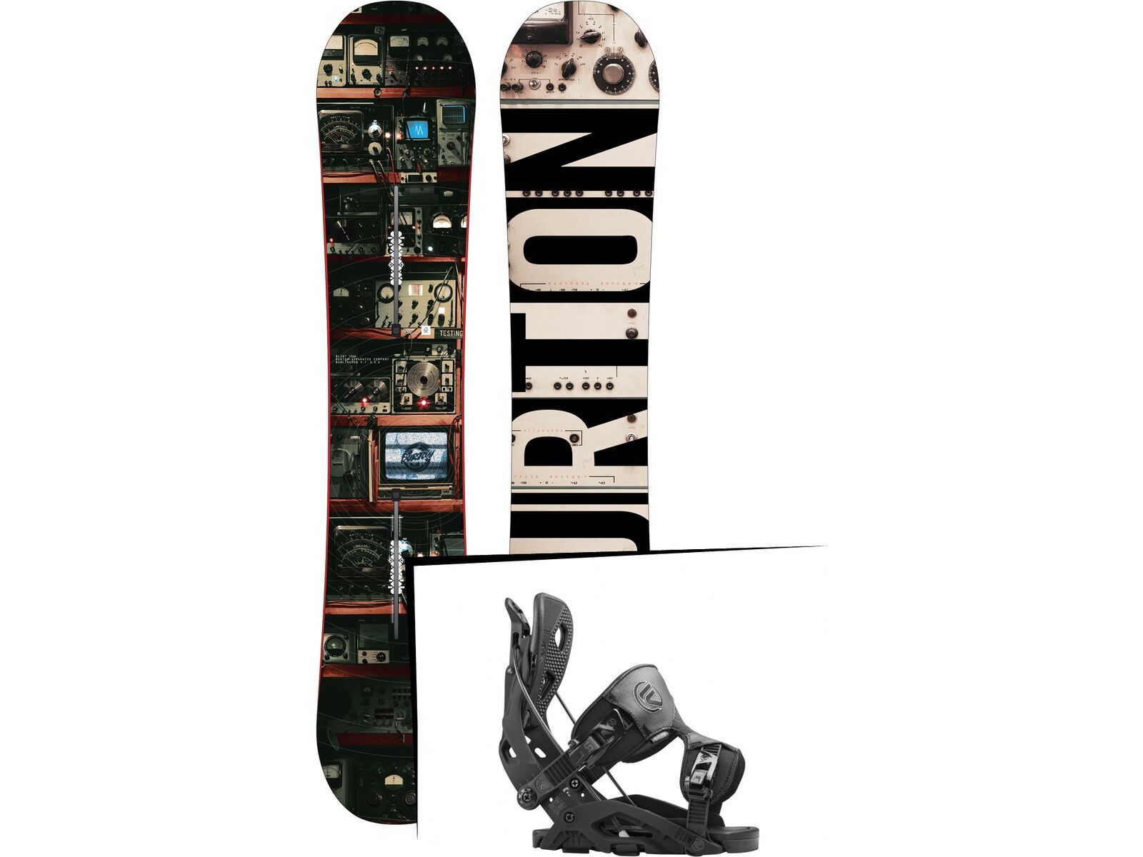 Set: Burton Blunt 2017 + Flow Fuse (1513139S) | Bild 1