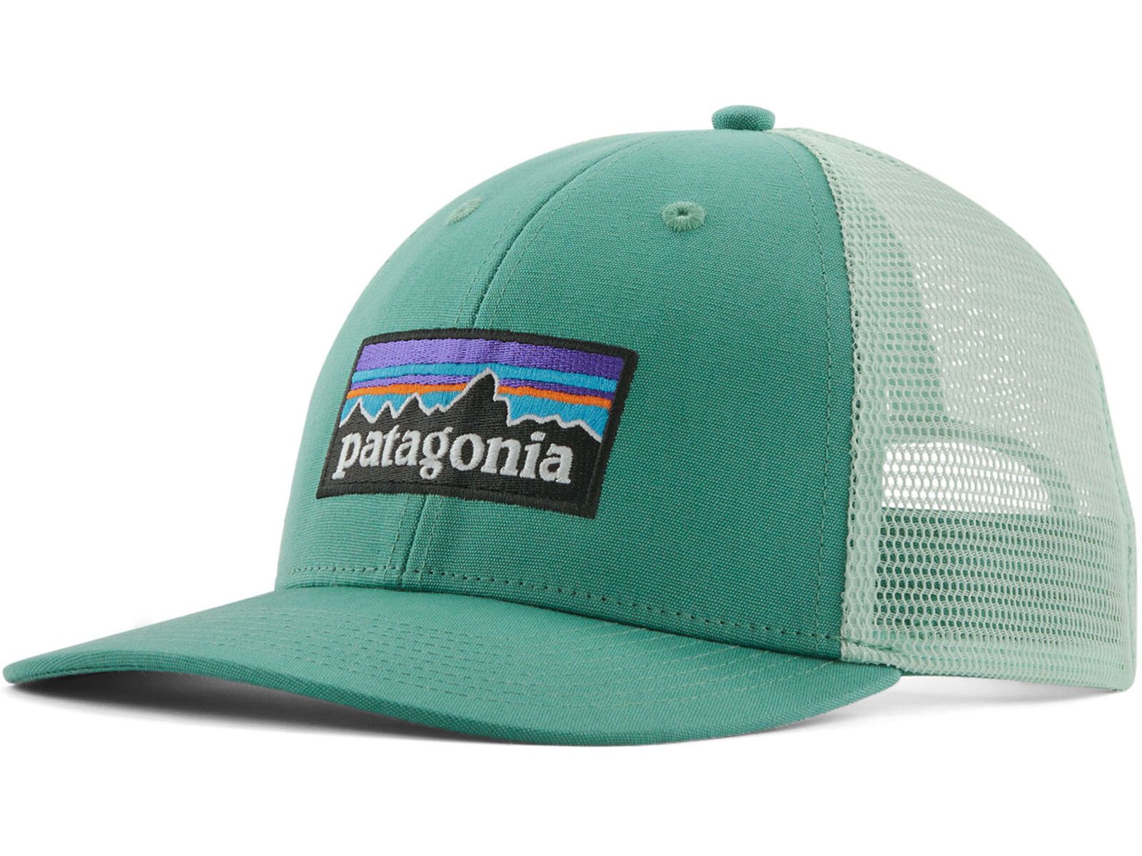 Patagonia P-6 Logo LoPro Trucker Hat, heartleaf green | Bild 1