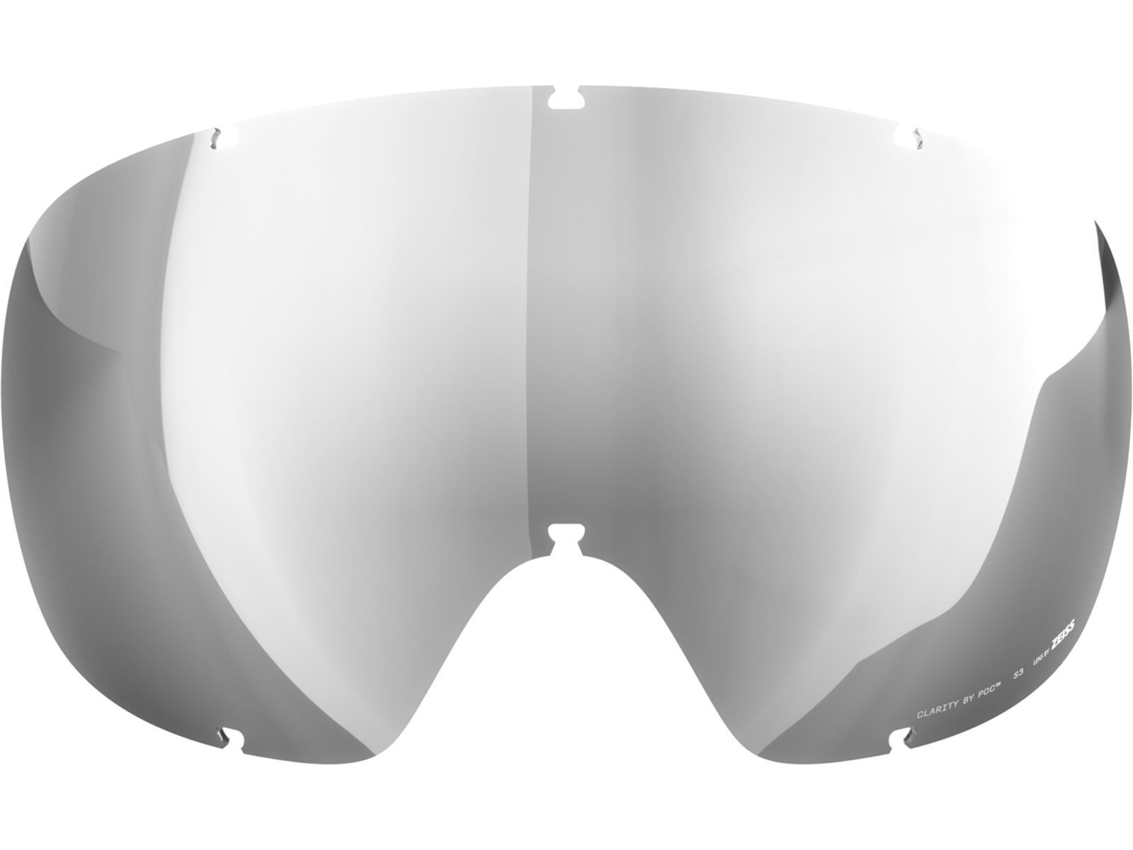 POC Fovea/Fovea Race Lens, Clarity Hi. Int./Sunny Silver | Bild 1