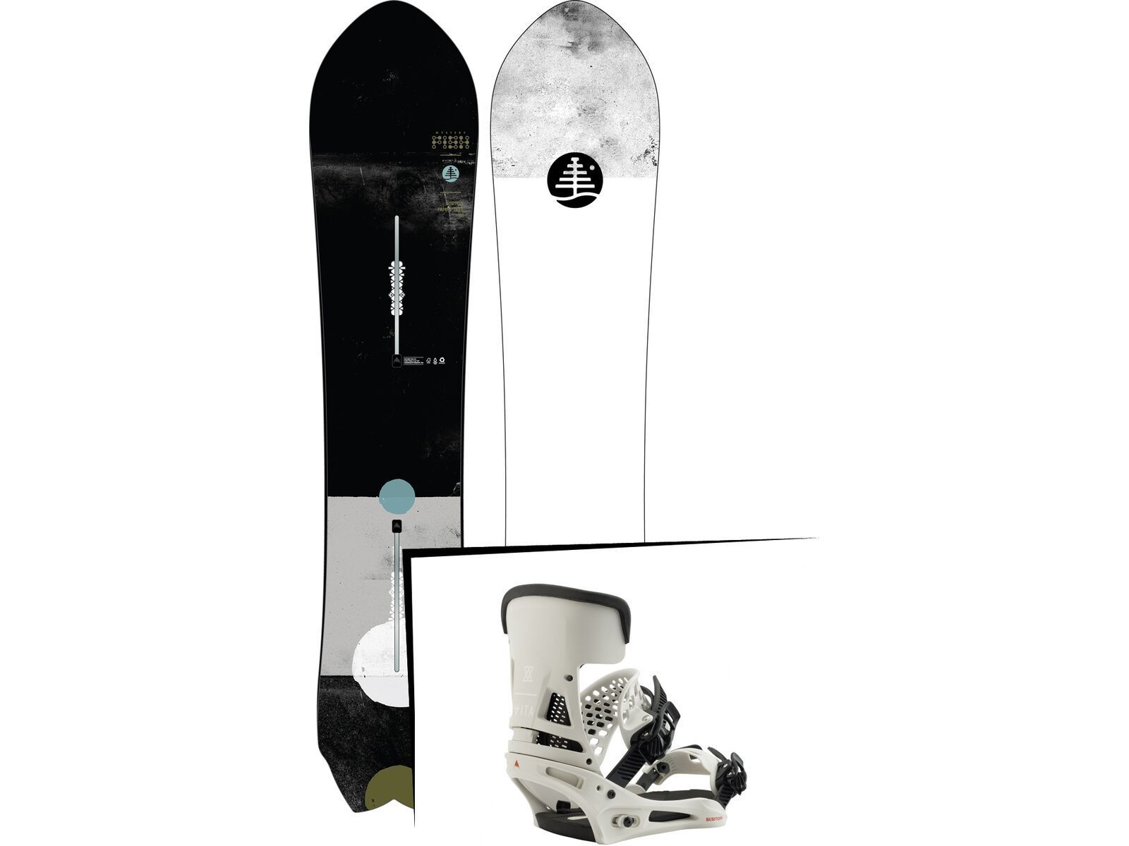 Set: Burton Family Tree Mystery Fish 2019 + Burton Malavita vape cloud | Bild 1