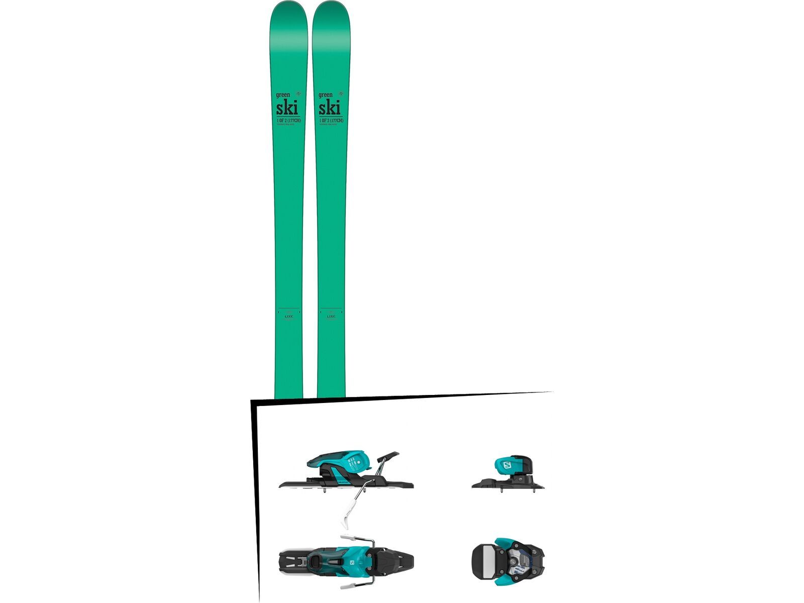 Set: Line Honey Badger 2017 + Salomon Warden 11 (1706226) | Bild 1