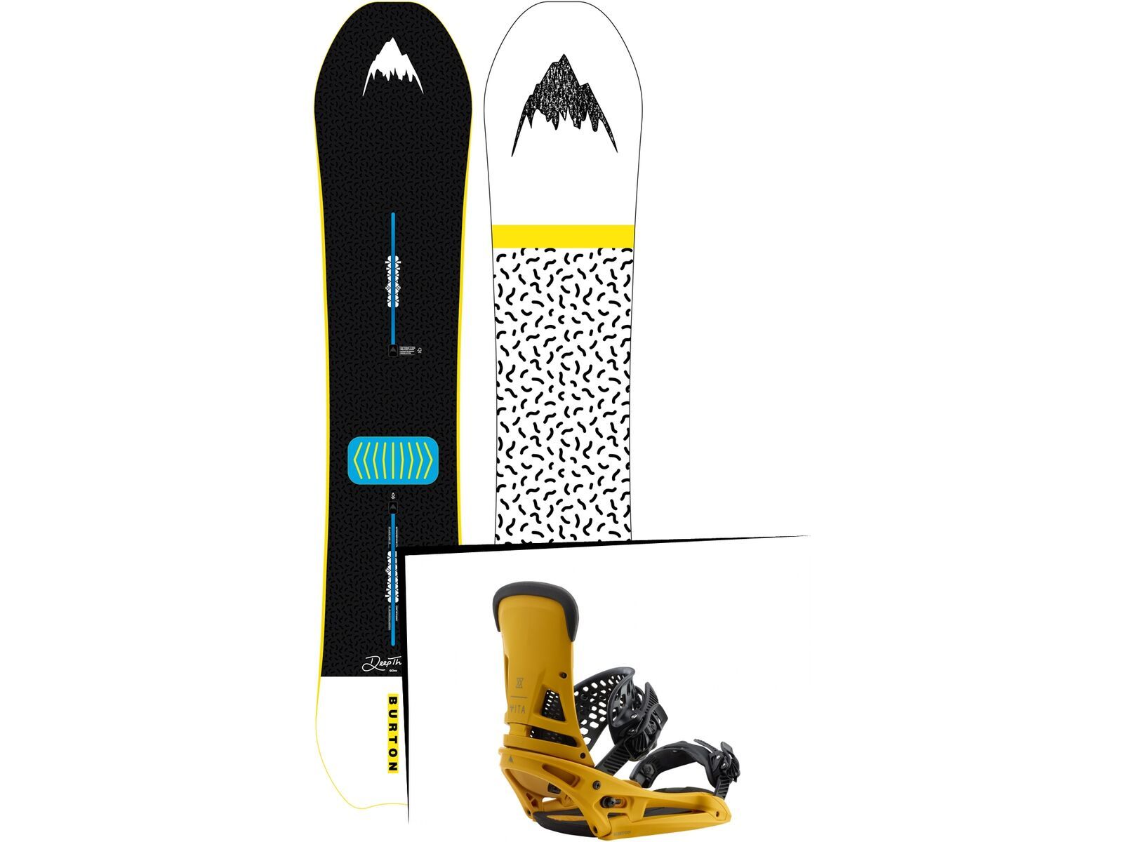 Set: Burton Deep Thinker 2019 +  Malavita EST (2218375S) | Bild 1