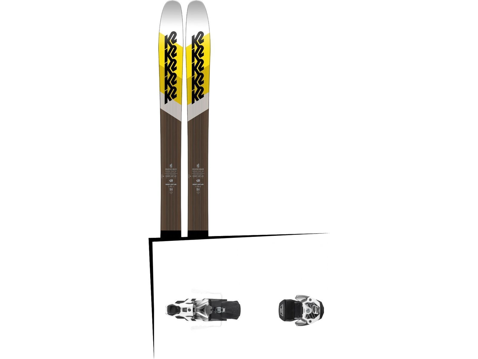 Set: K2 SKI Marksman 2018 + Atomic Warden MNC 13 gun metal/white | Bild 1