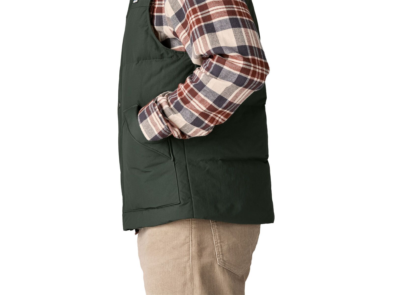 Patagonia Men's Downdrift Vest, old growth green | Bild 6