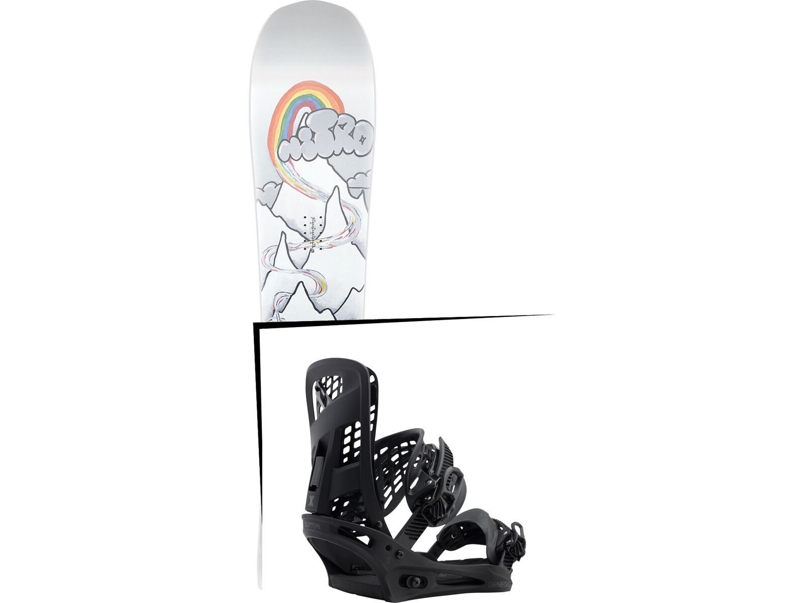 Set: Nitro Quiver Treehugger 2017 + Burton Genesis X (1712790S) | Bild 1