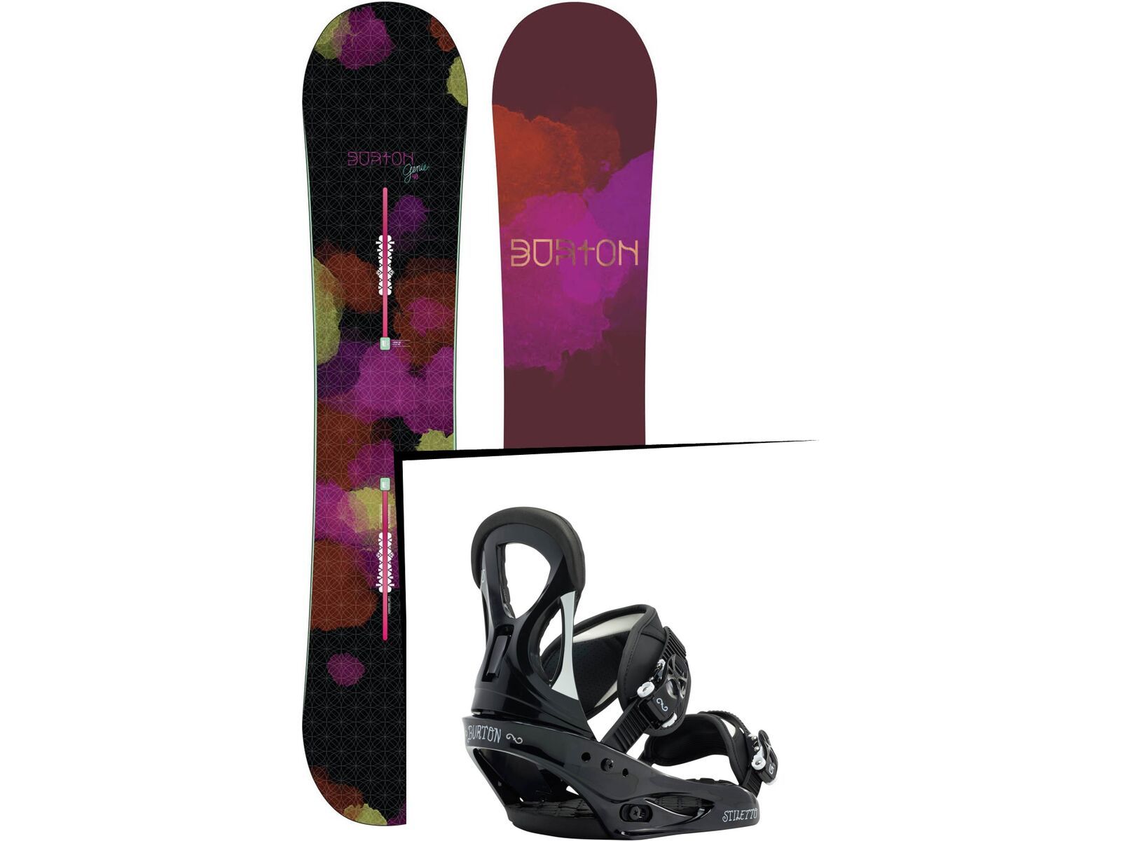 Set: Burton Genie 2015 +  Stiletto (1191380S) | Bild 1