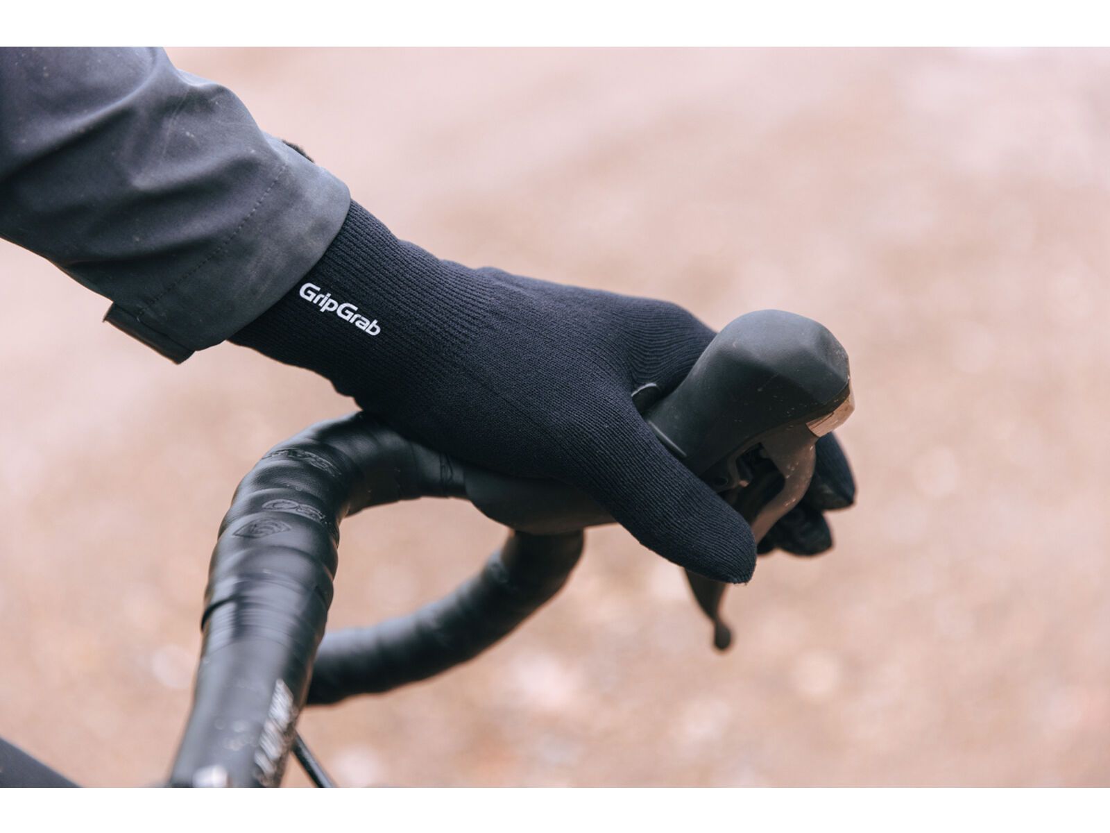 GripGrap Waterproof Knitted Winter Gloves, black | Bild 4