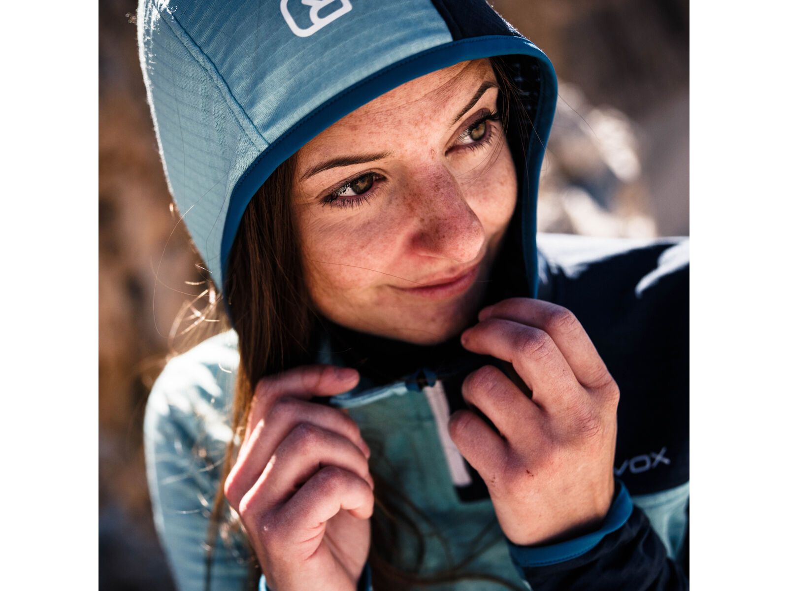 Ortovox Merino Fleece Light Grid ZN Hoody W, dark arctic grey | Bild 8