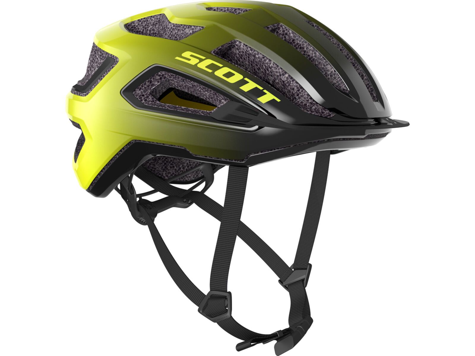 Scott Arx Plus Helmet, black/radium yellow RC | Bild 1