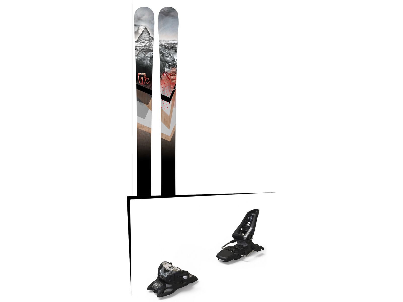 Set: Icelantic Pilgrim 2016 + Marker Squire 11 ID (2261300) | Bild 1