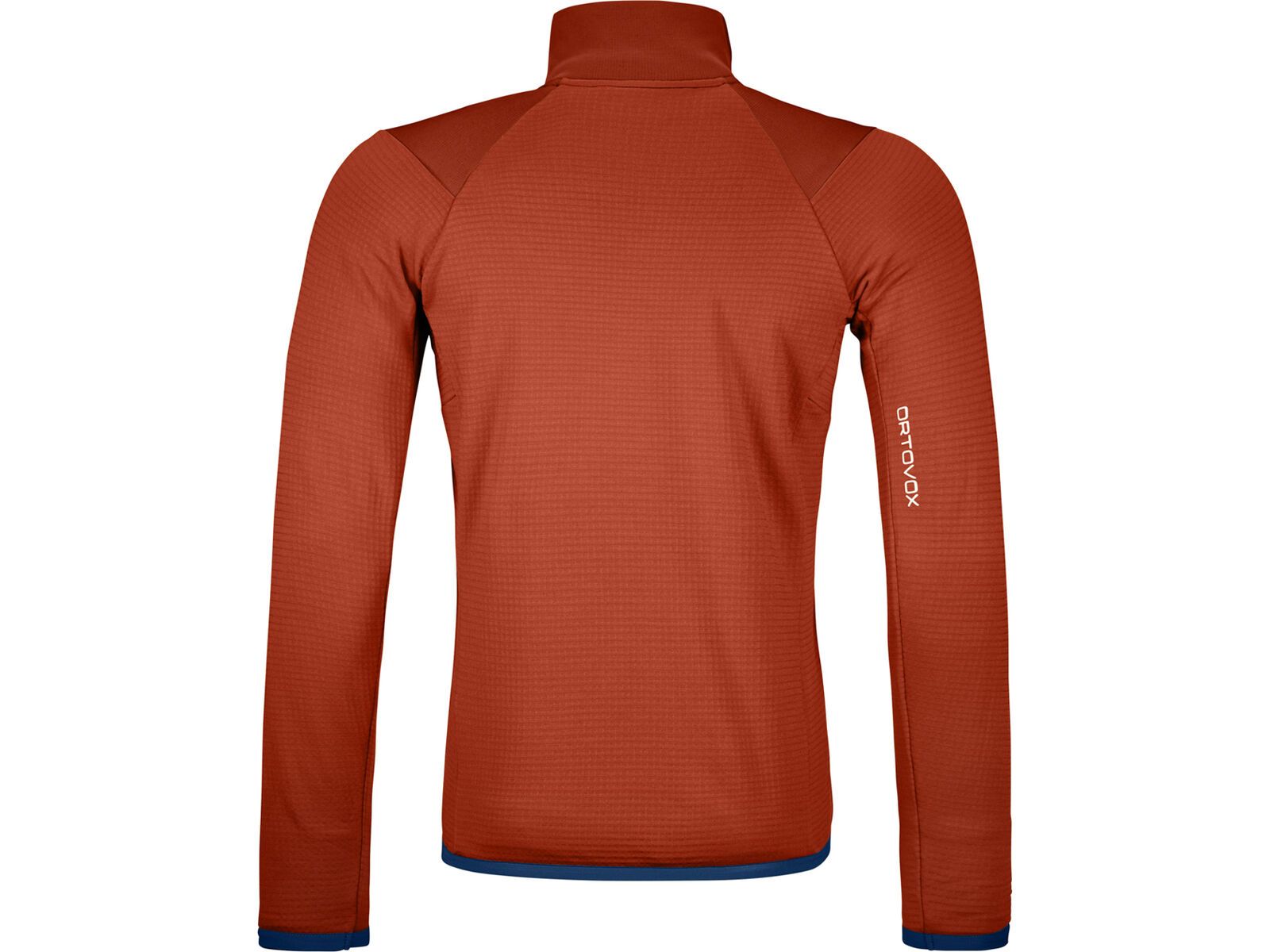 Ortovox Merino Fleece Grid Jacket M, clay orange | Bild 2